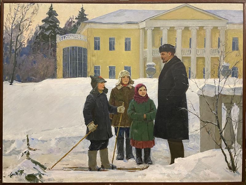 Sergey Nikolaevich Lysenko - Lenin con Bambini