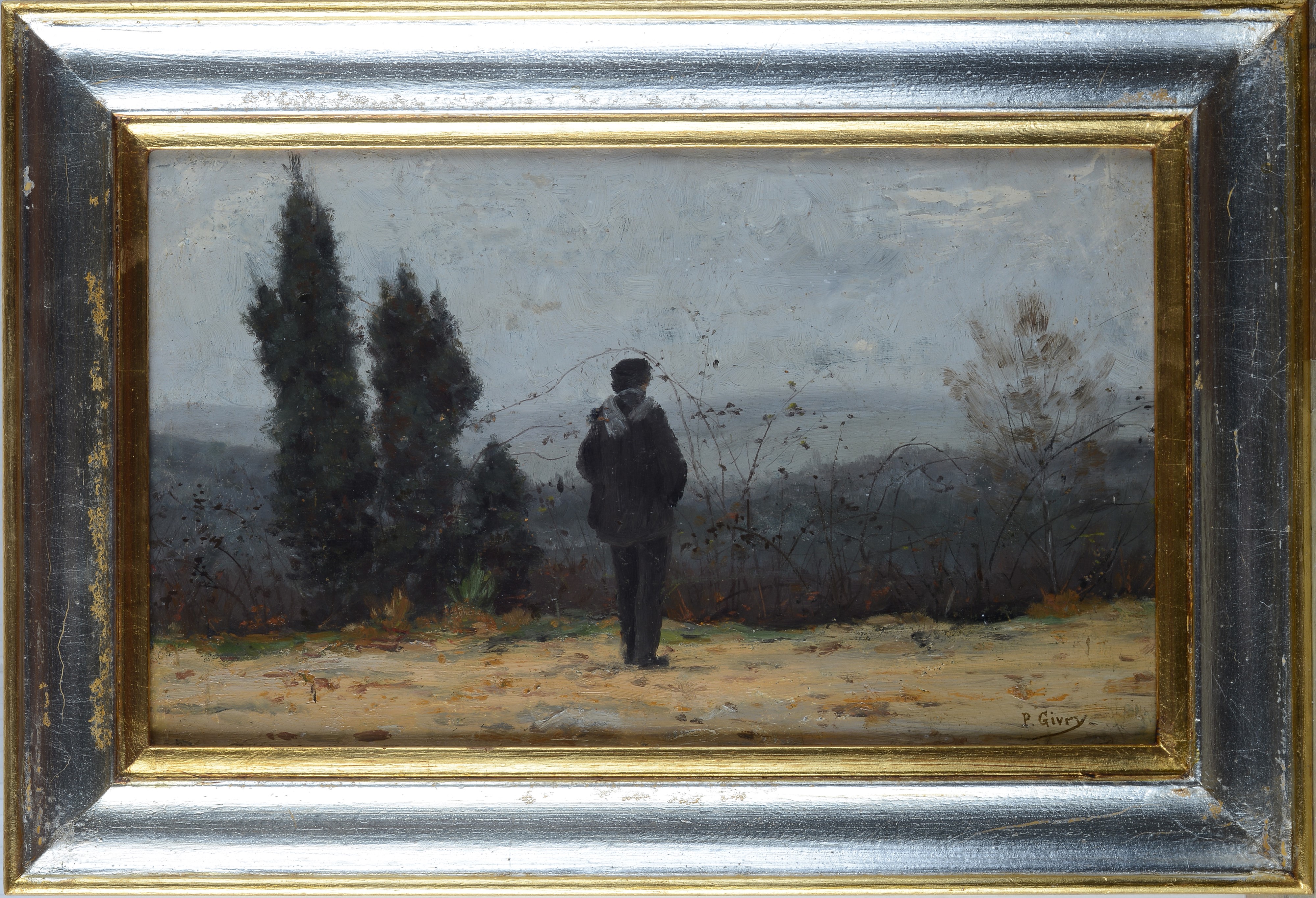 Paul Givry - Paesaggio con Figura