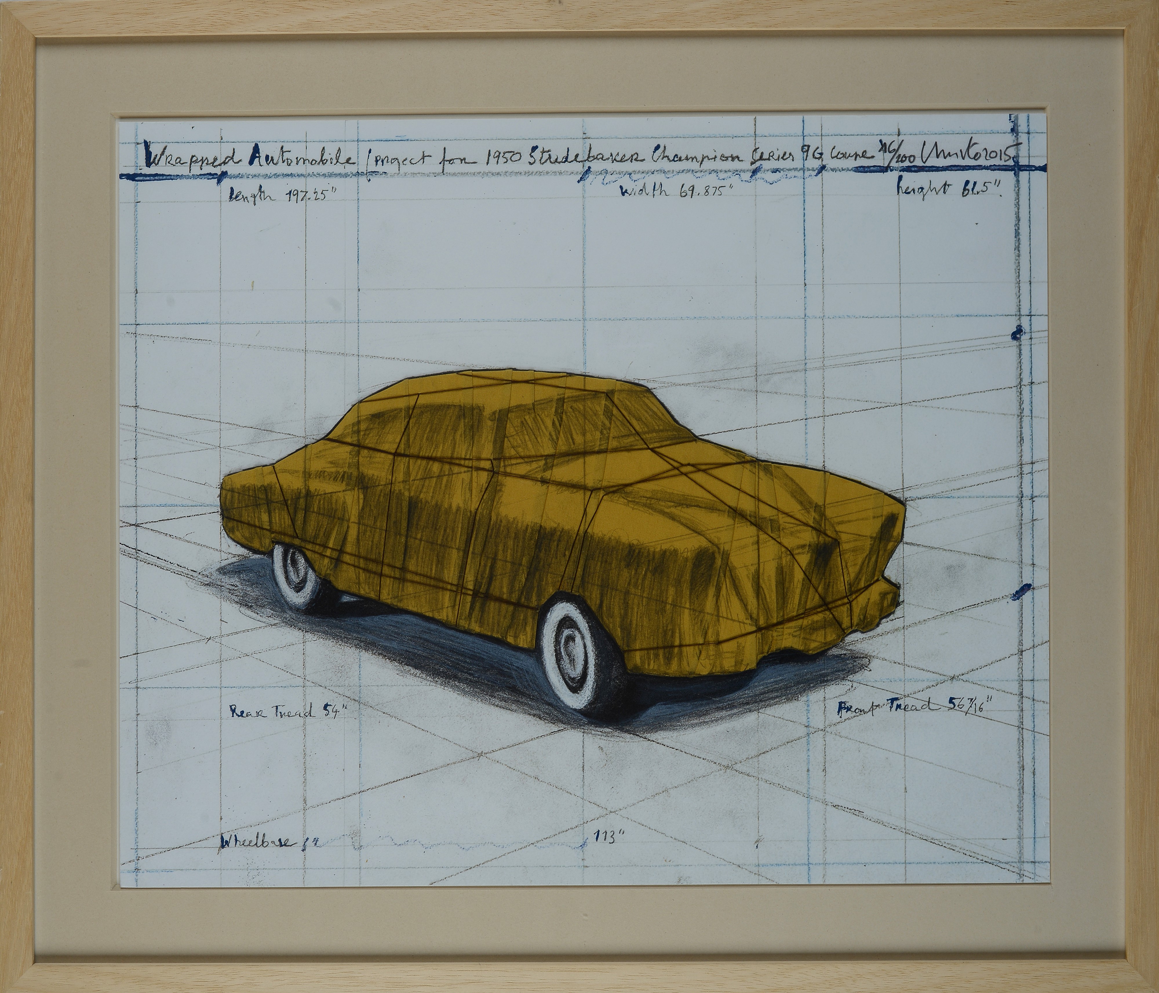 Wrapped Automobile Project for 1950 Studebaker Champion, Series 9G Coupé