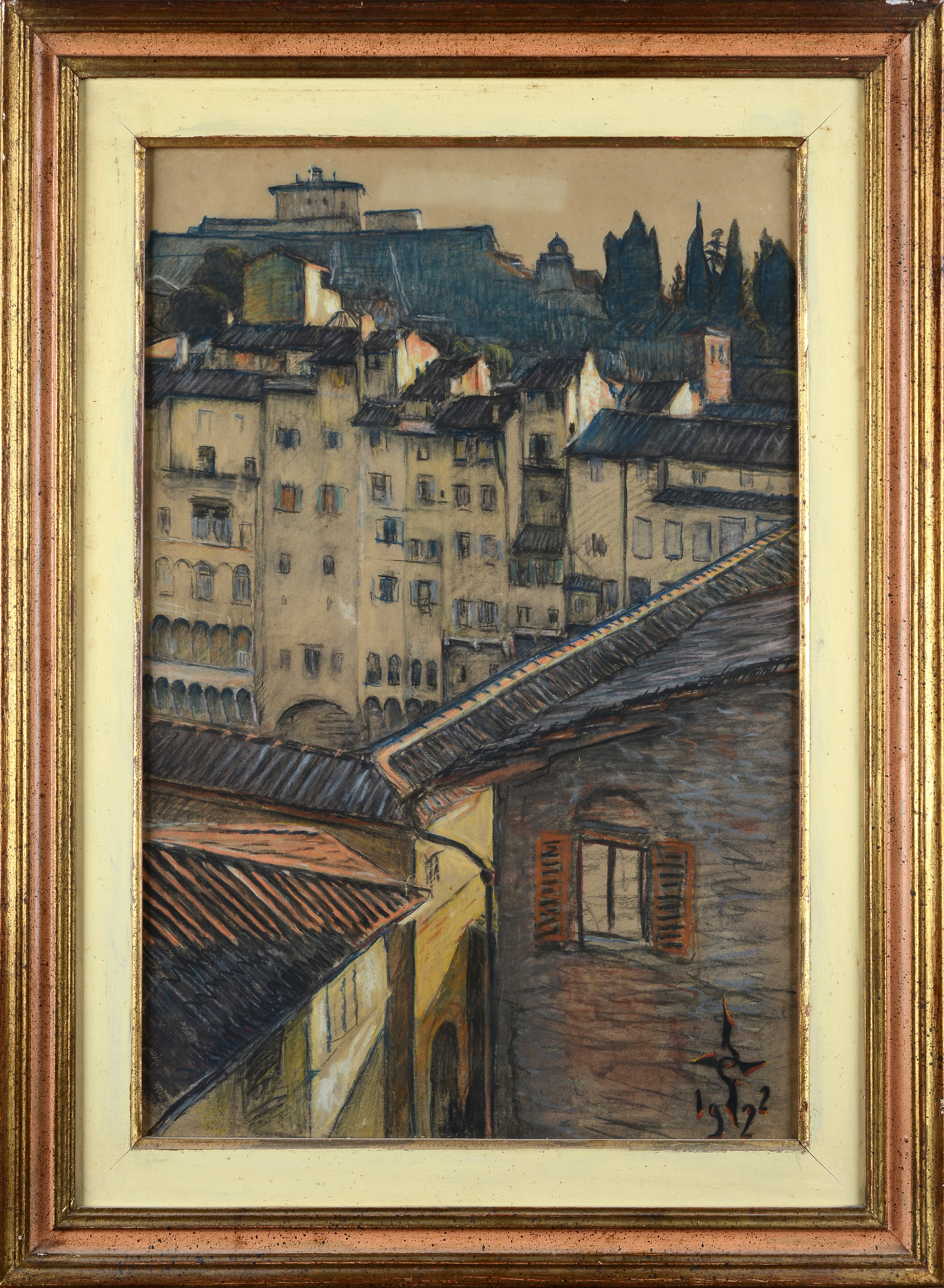 Anonimo, XX Sec. - Scorcio Fiorentino