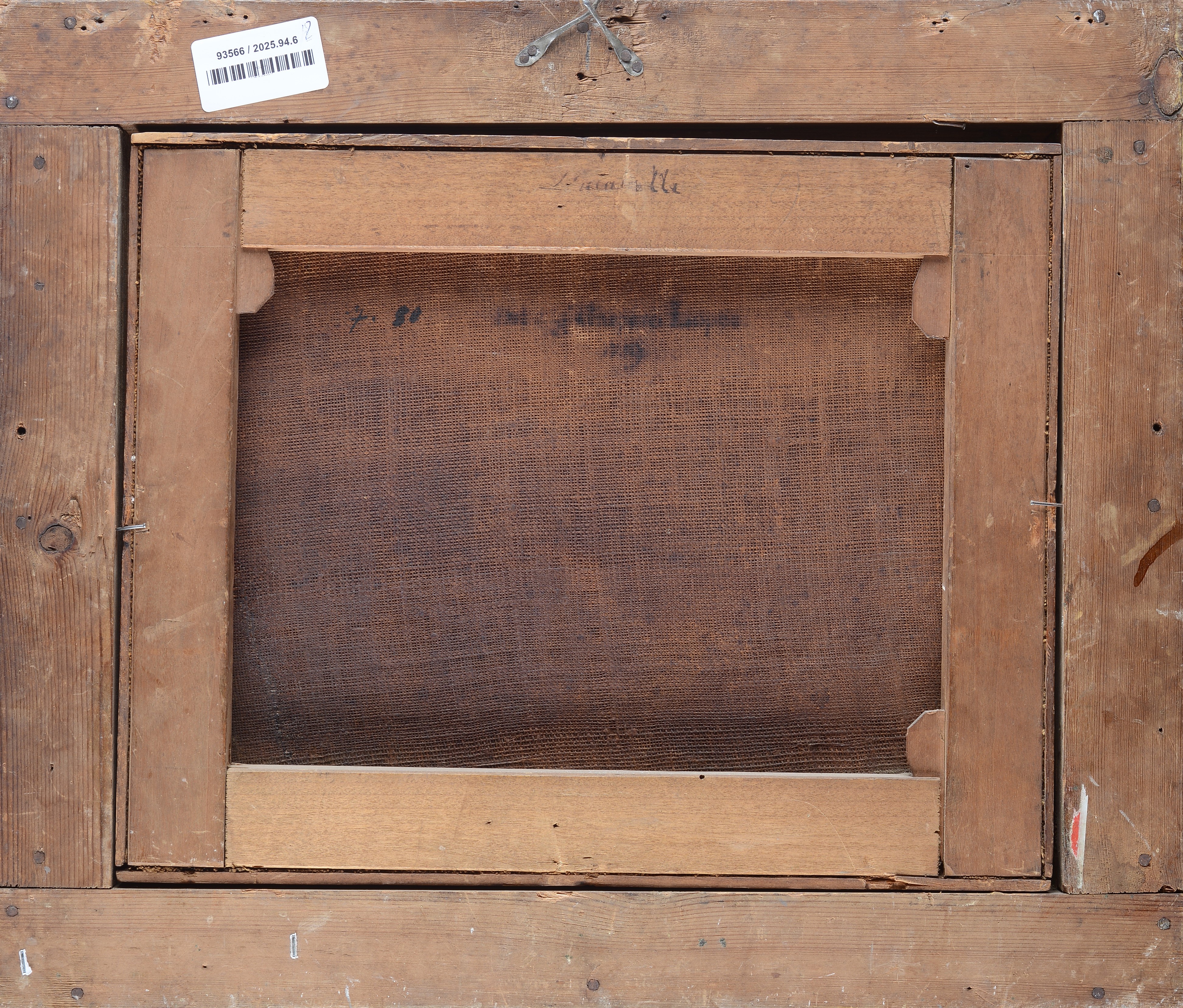 Coppia di paesaggi con figure