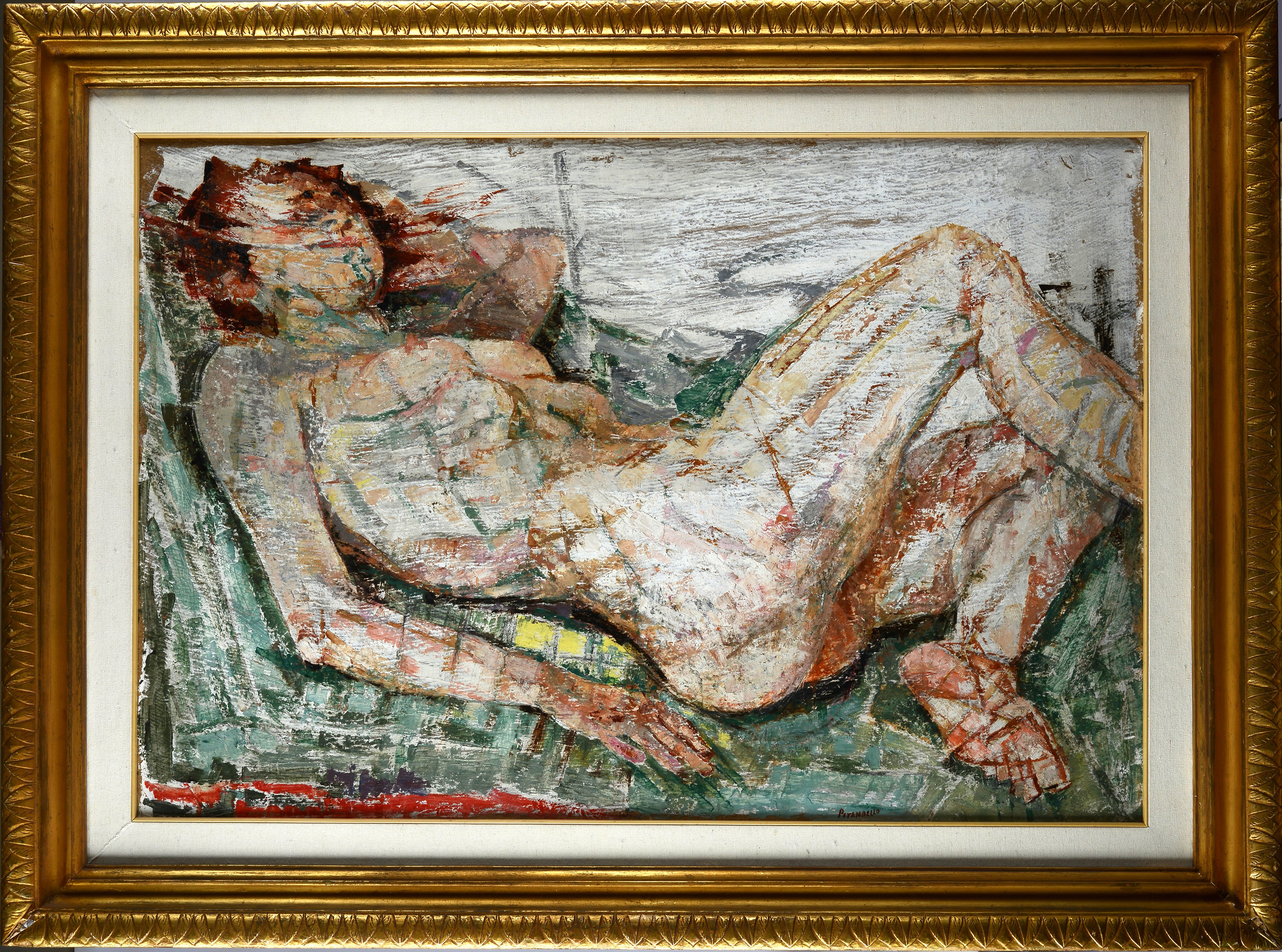 Fausto Pirandello - Nudo Disteso