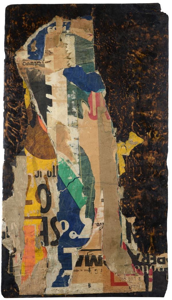 Mimmo Rotella - Senza titolo