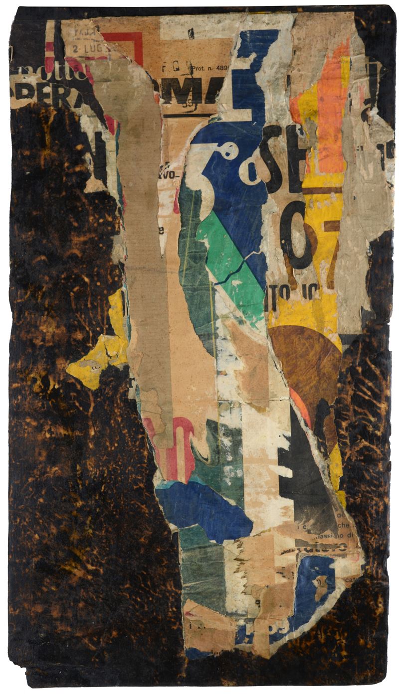Mimmo Rotella - Senza Titolo