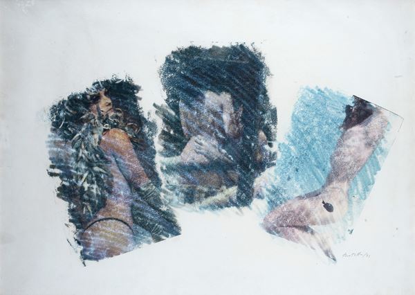 Mimmo Rotella - Figure