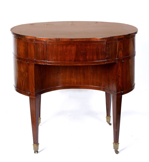 Toilette ovale