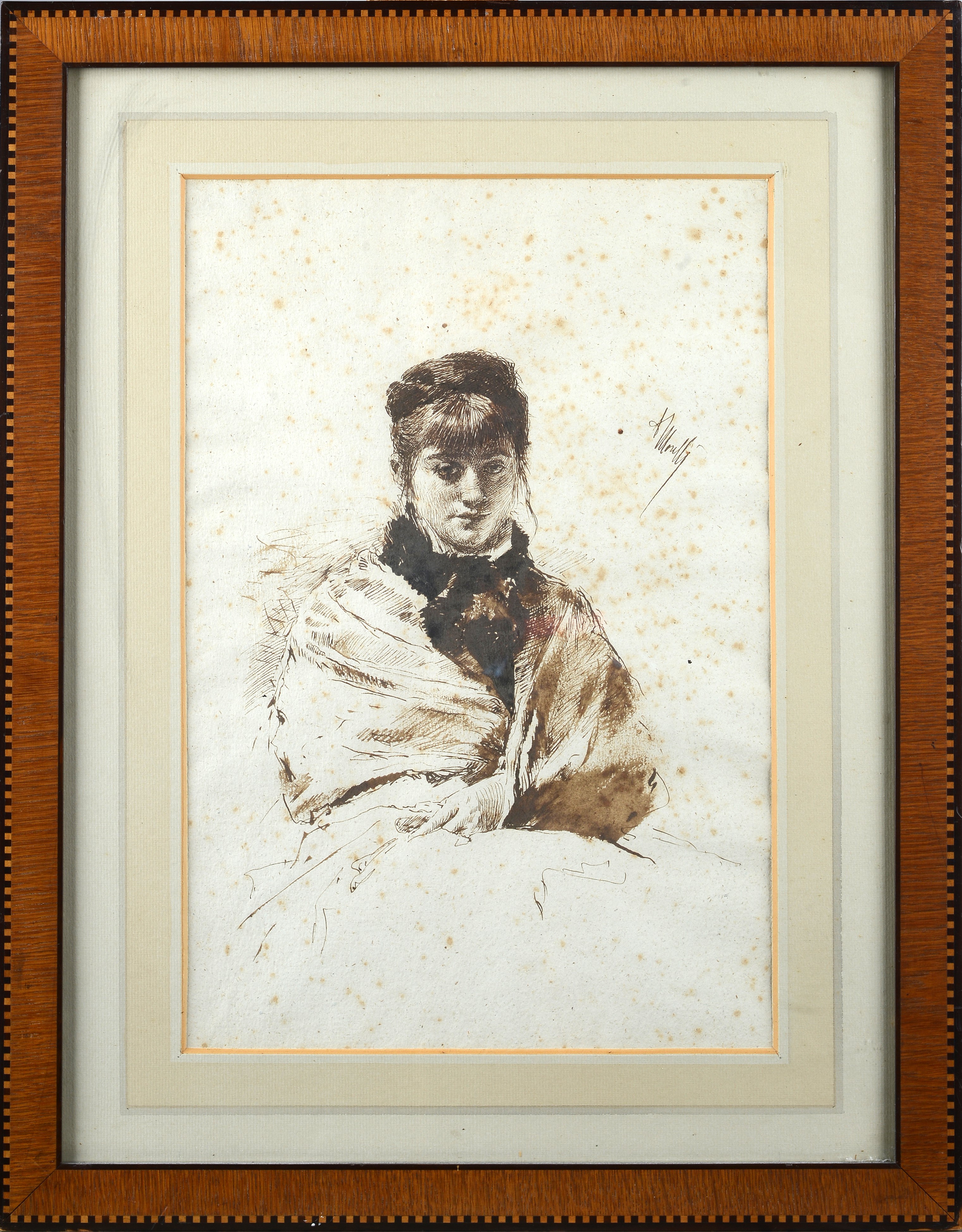 Domenico Morelli - Ritratto di Ragazza