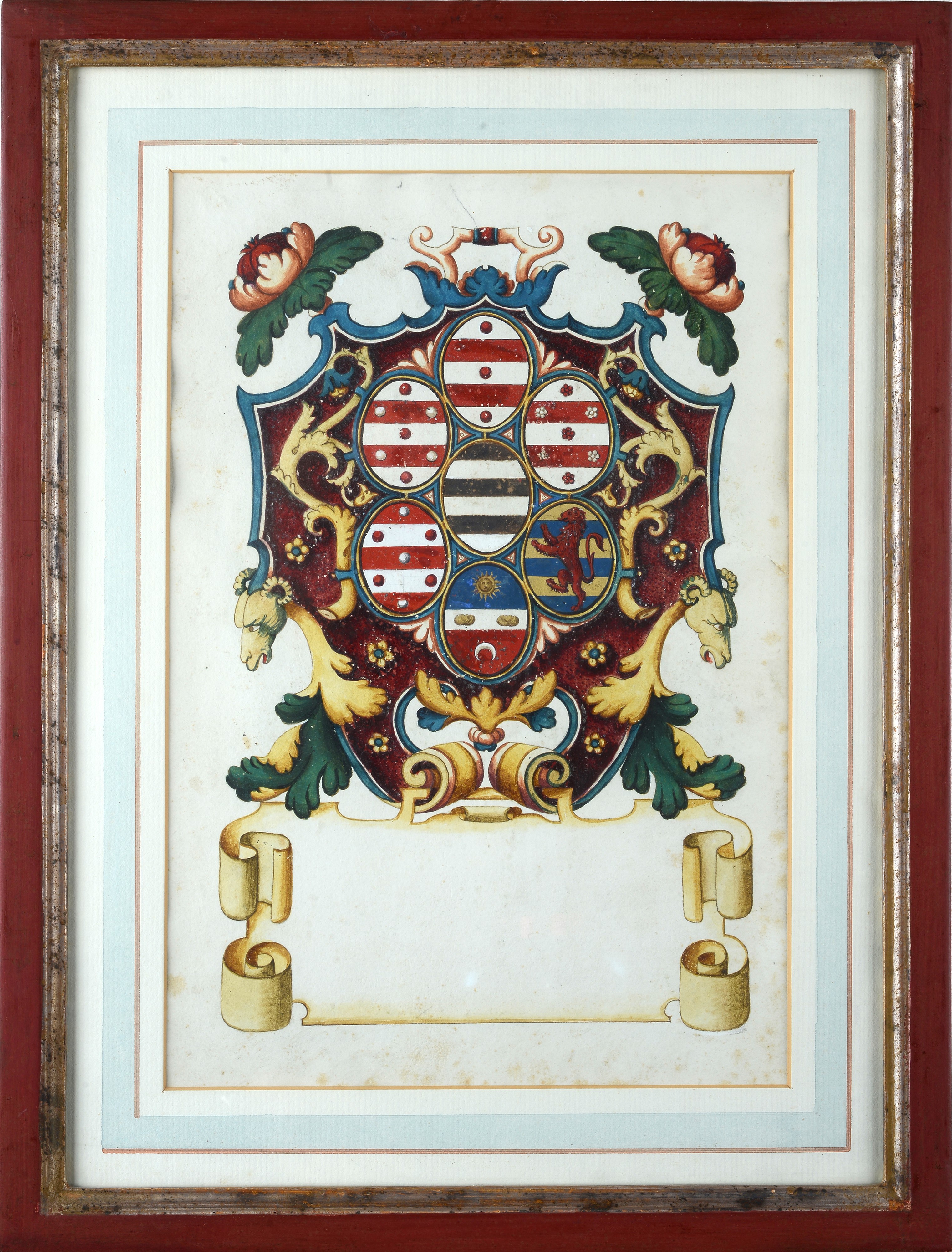 Serie di sei stemmi nobiliari