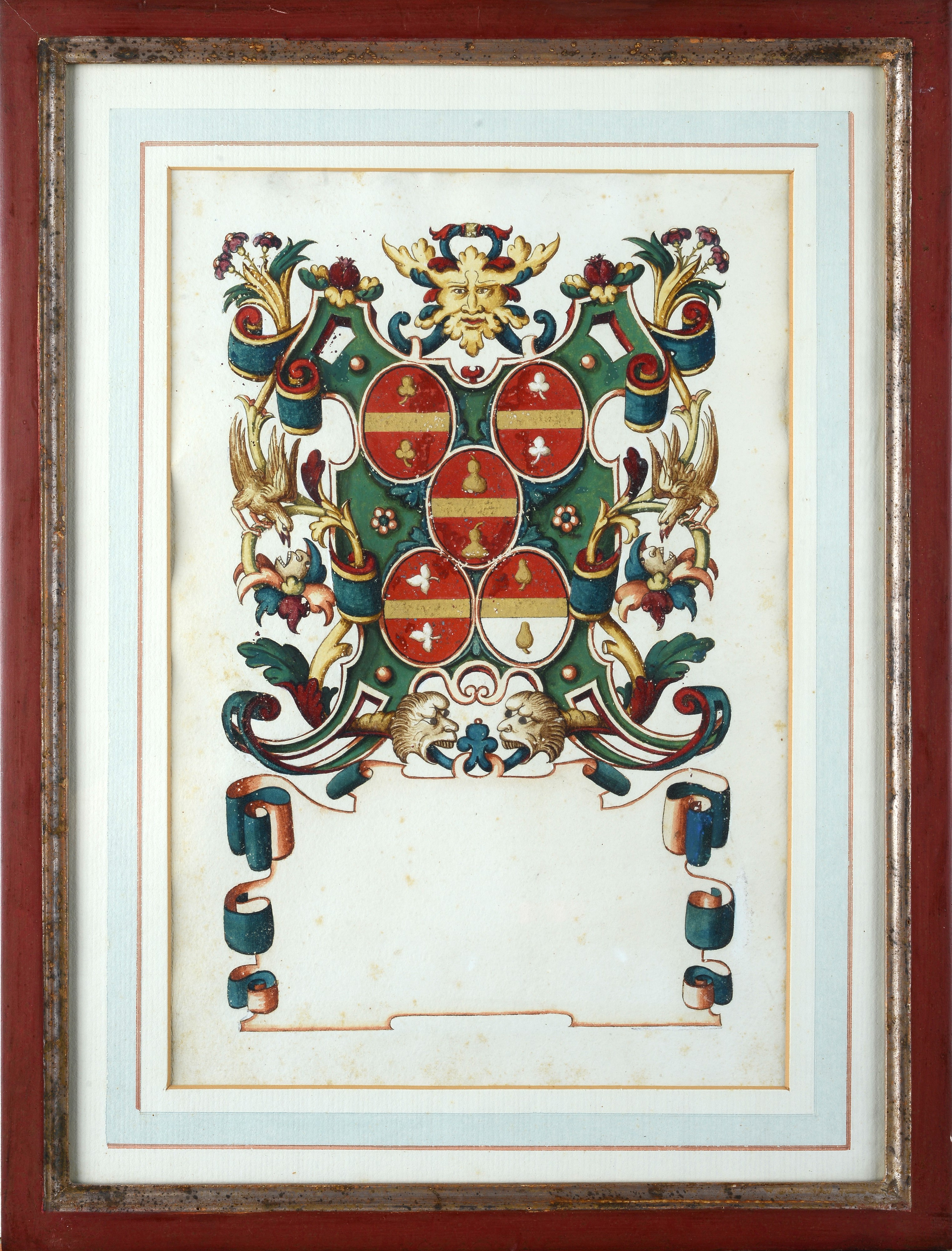 Serie di sei stemmi nobiliari