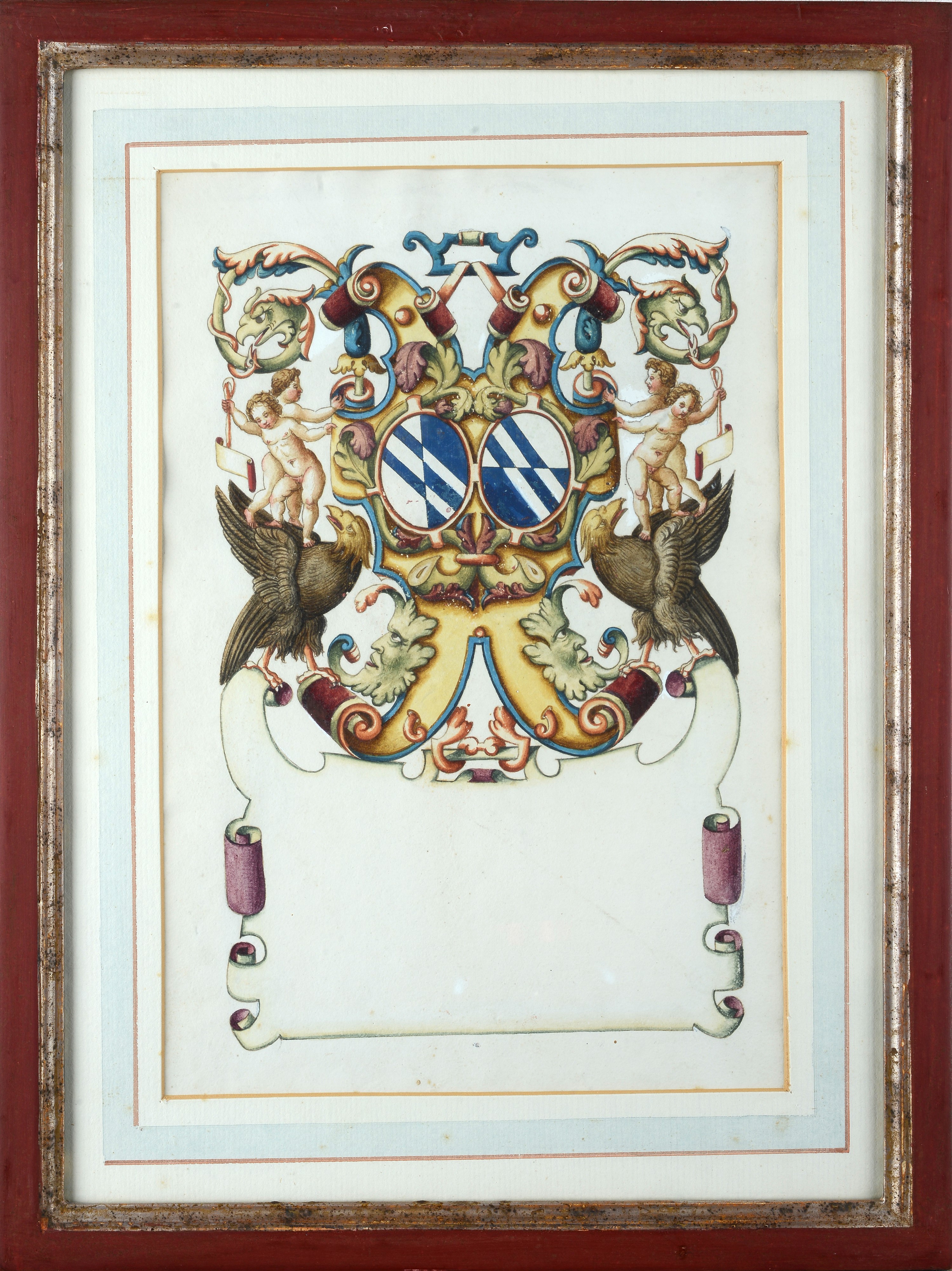 Serie di sei stemmi nobiliari