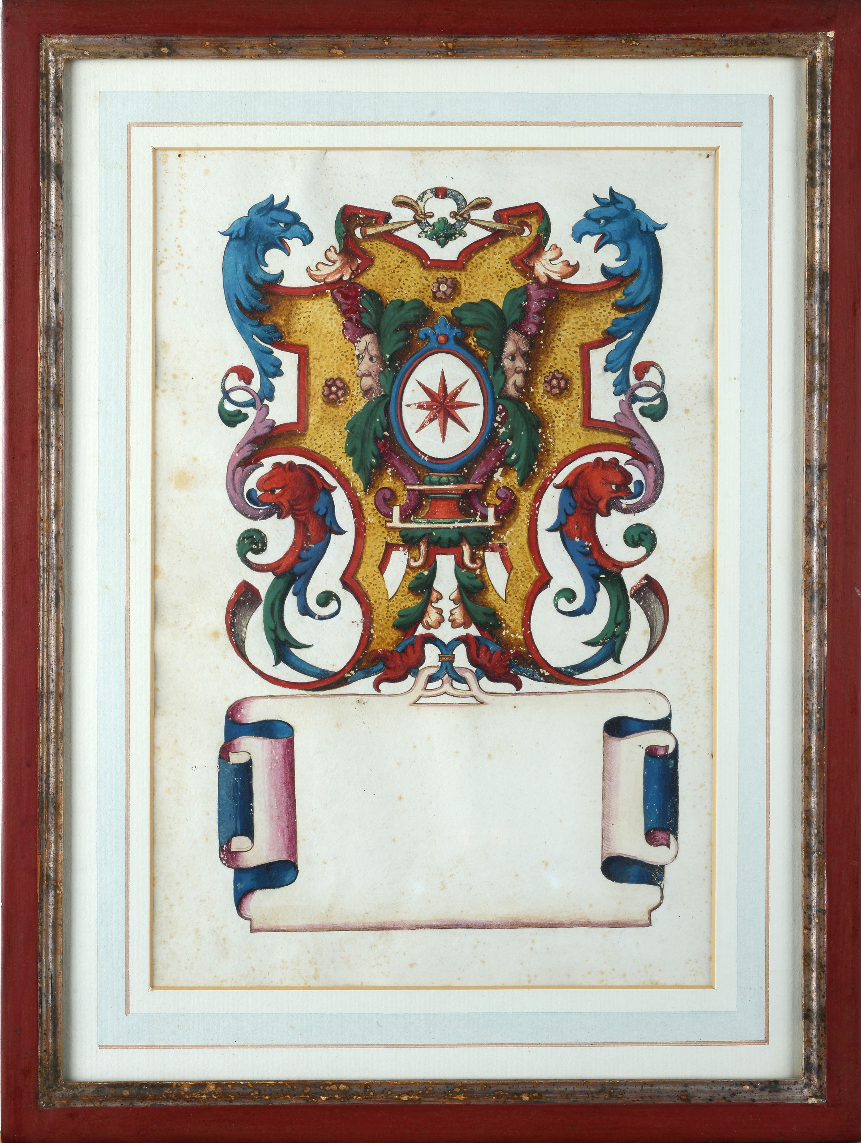 Serie di sei stemmi nobiliari