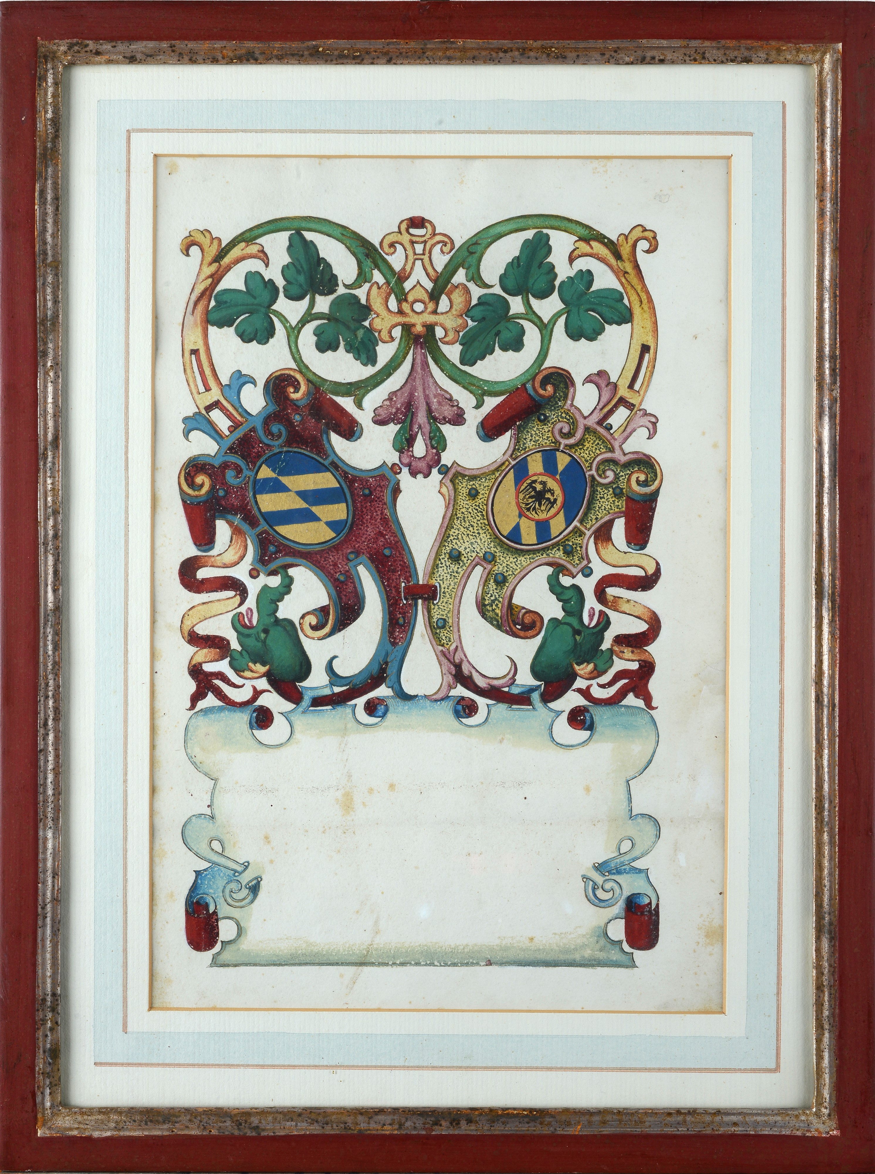 Serie di sei stemmi nobiliari