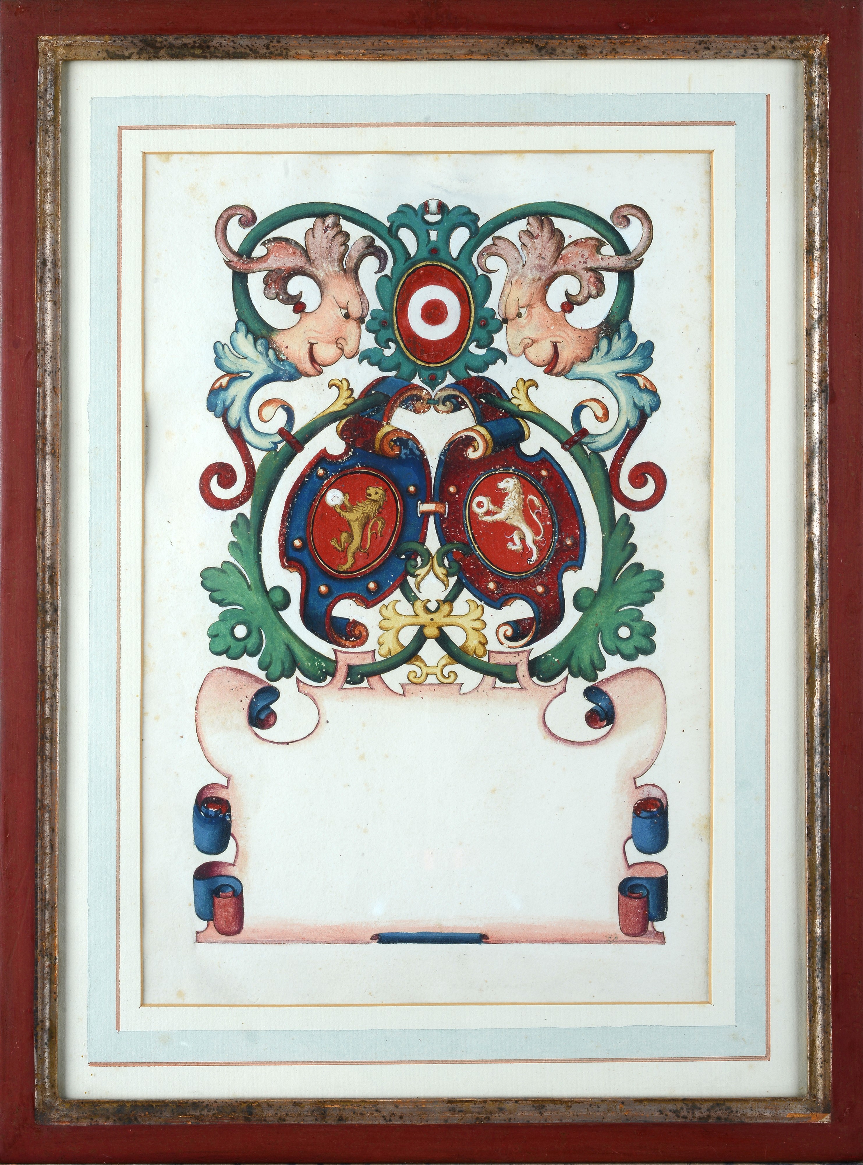 Serie di sei stemmi nobiliari