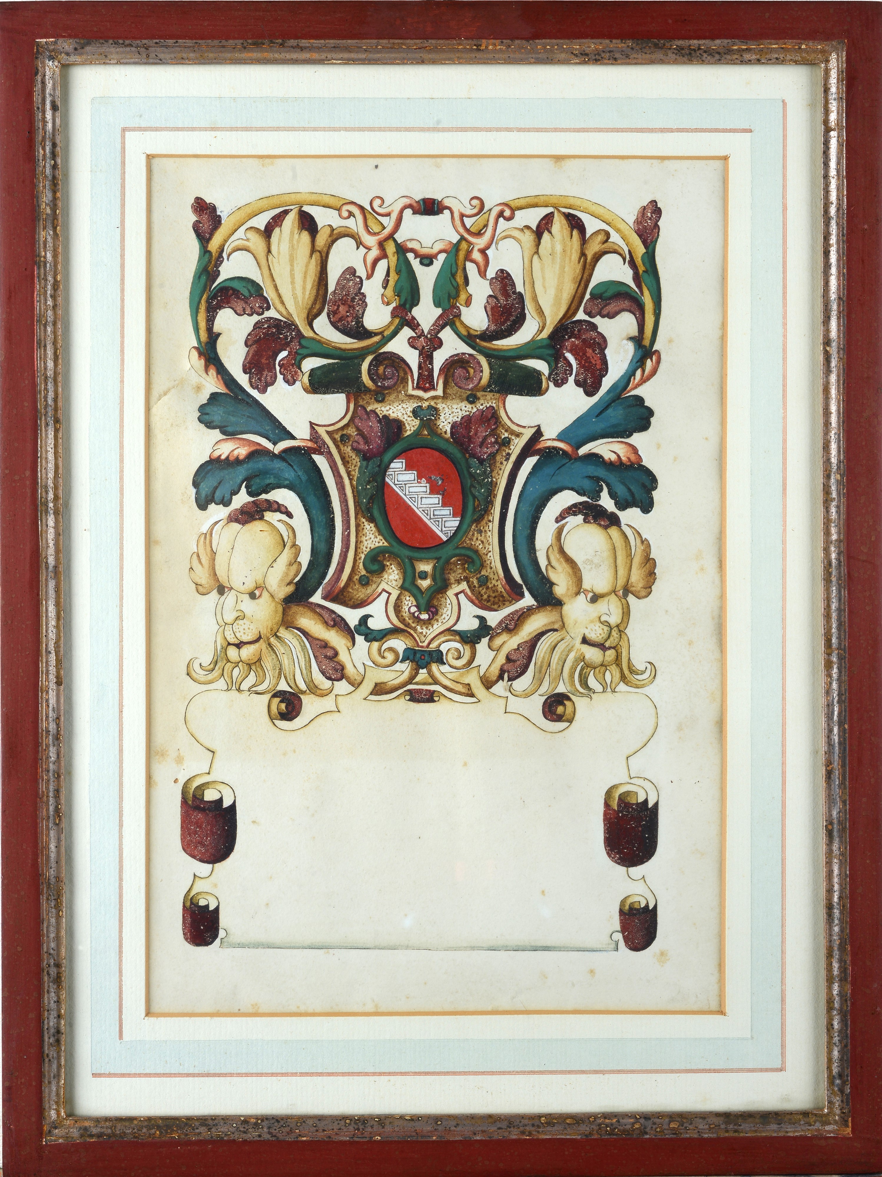 Serie di sei stemmi nobiliari