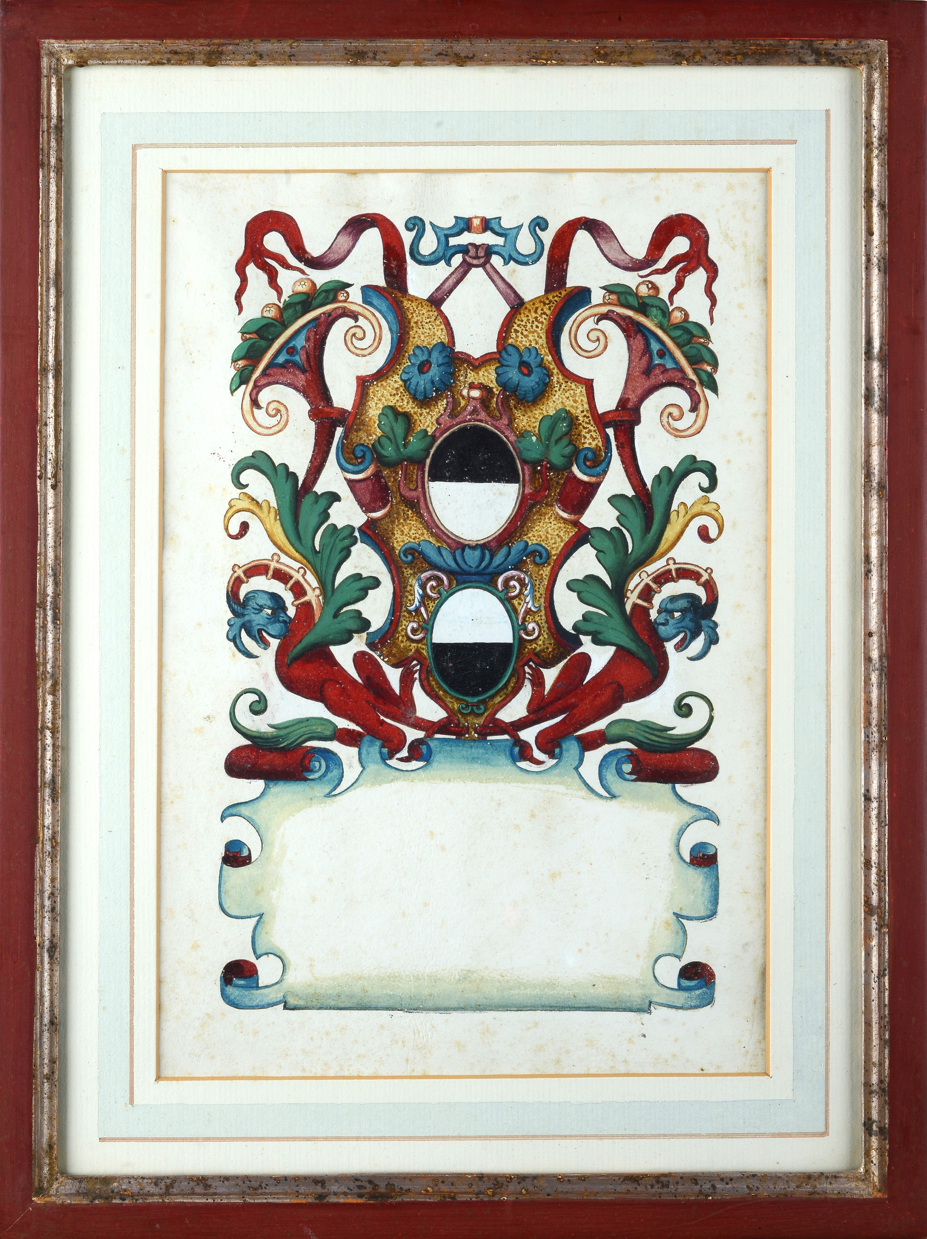 Serie di sei stemmi nobiliari