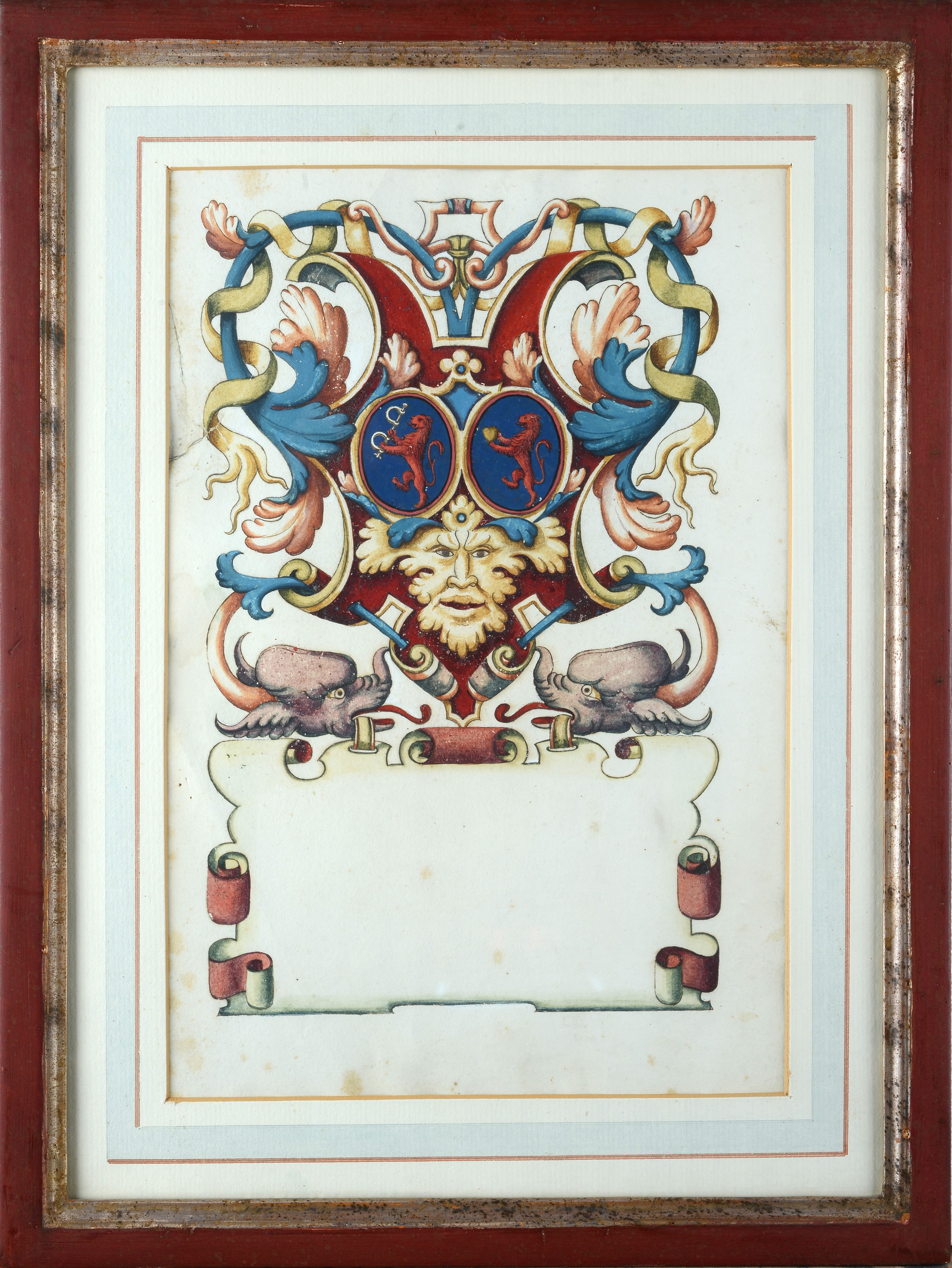 Serie di sei stemmi nobiliari