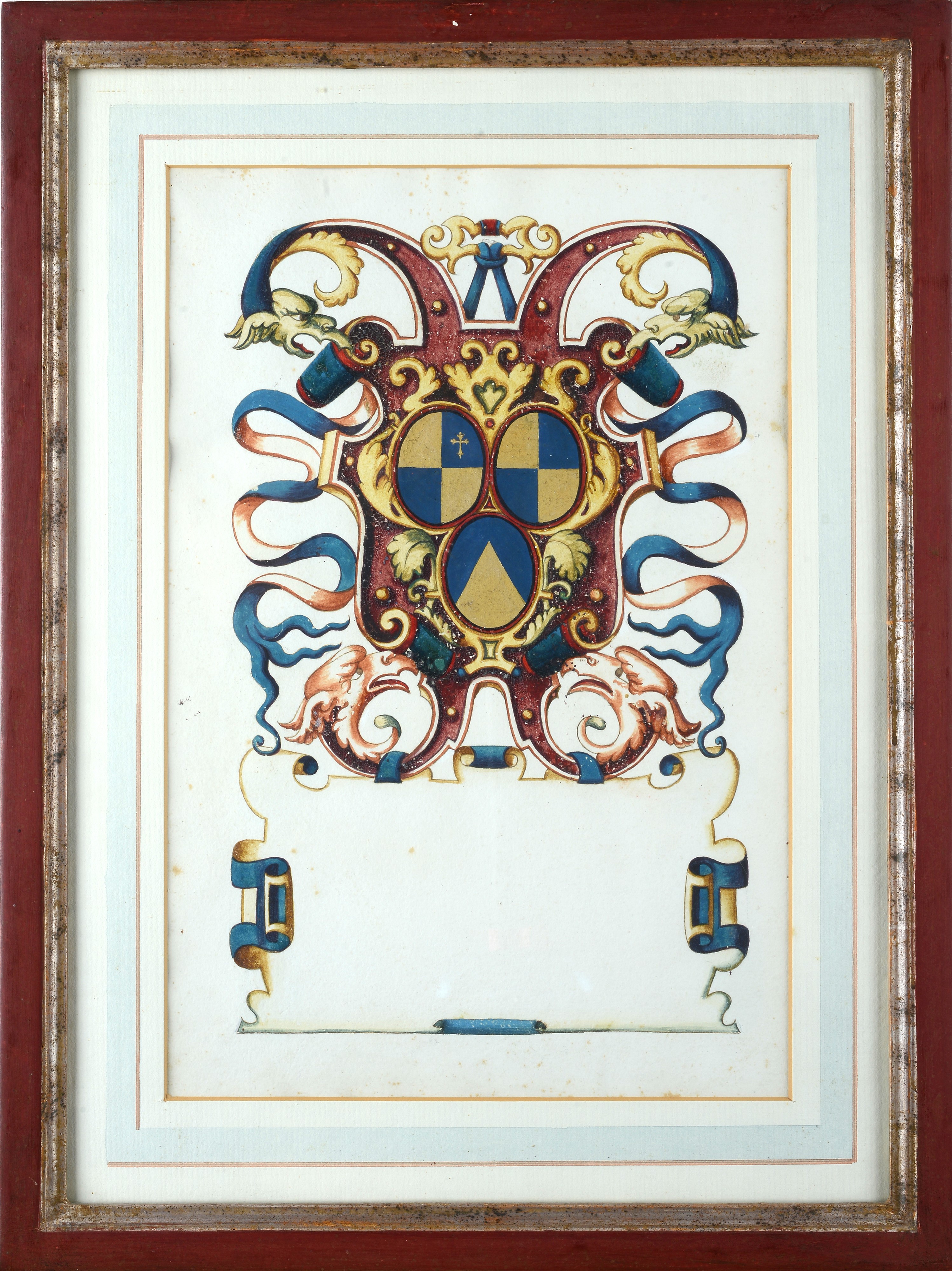 Serie di sei stemmi nobiliari