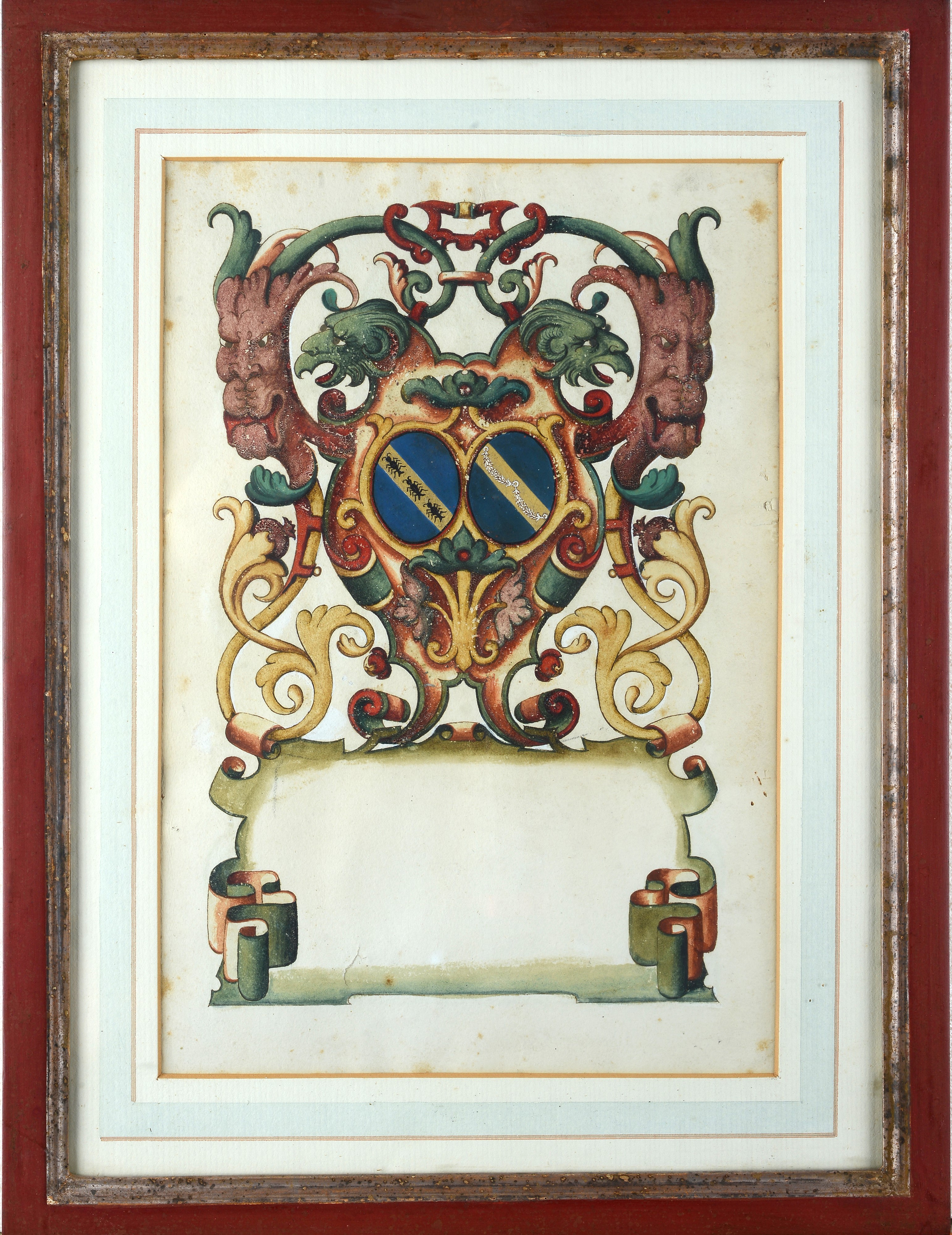 Serie di sei stemmi nobiliari