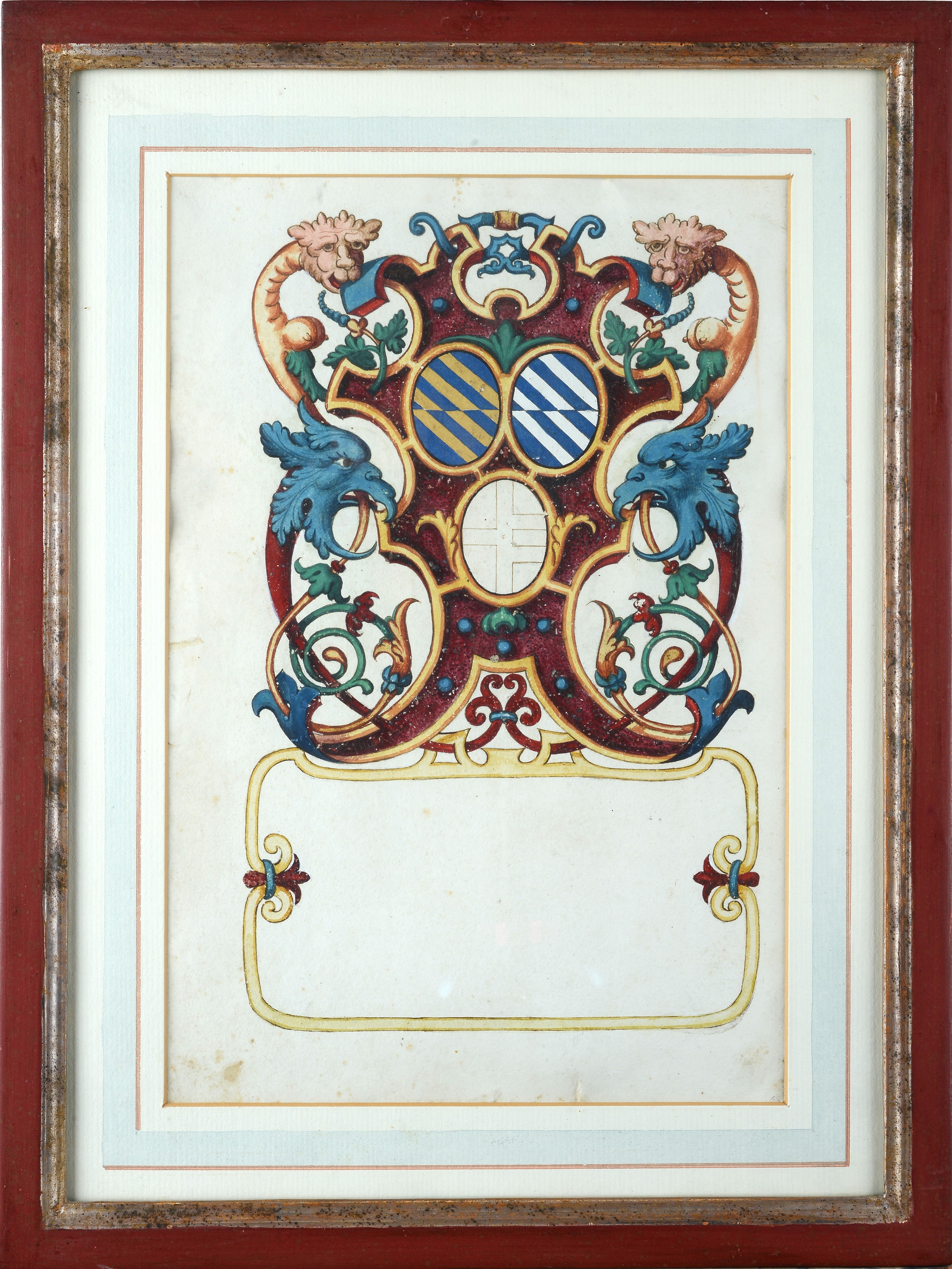 Serie di sei stemmi nobiliari