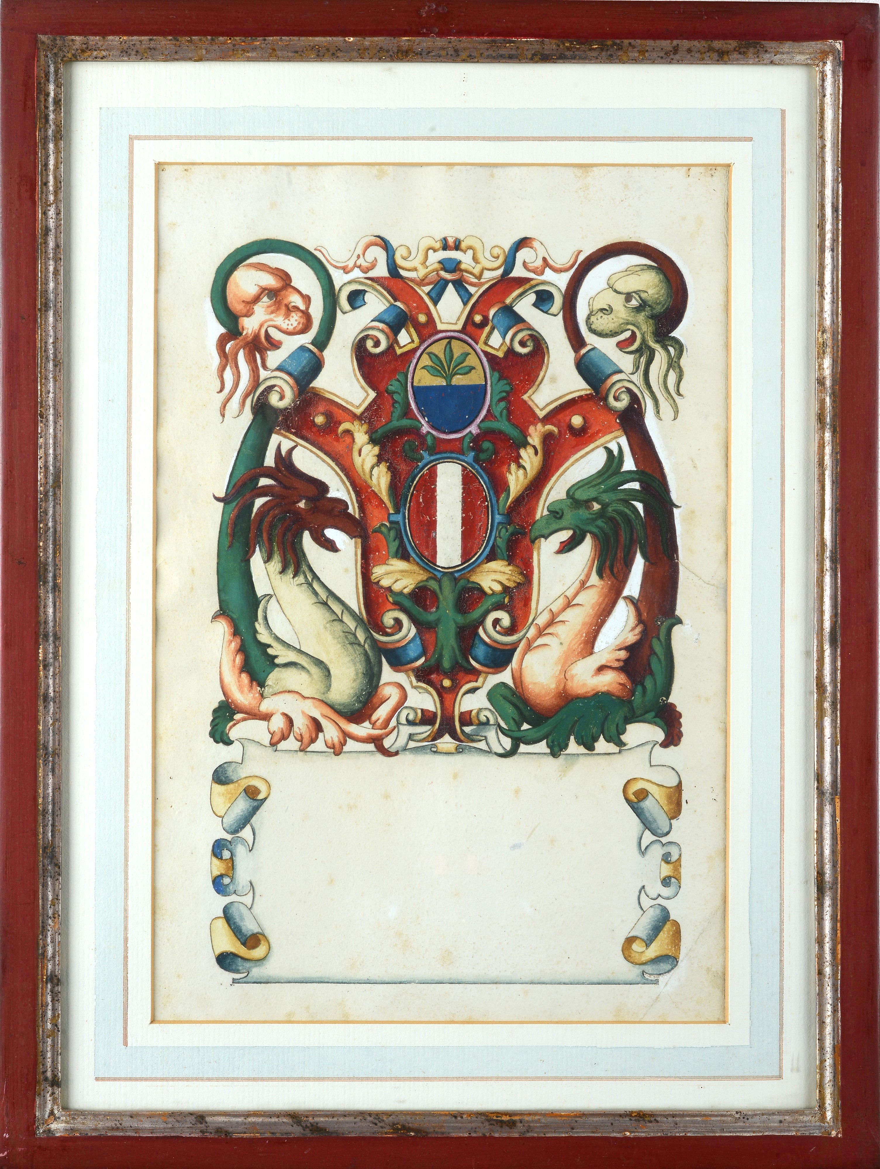 Serie di sei stemmi nobiliari