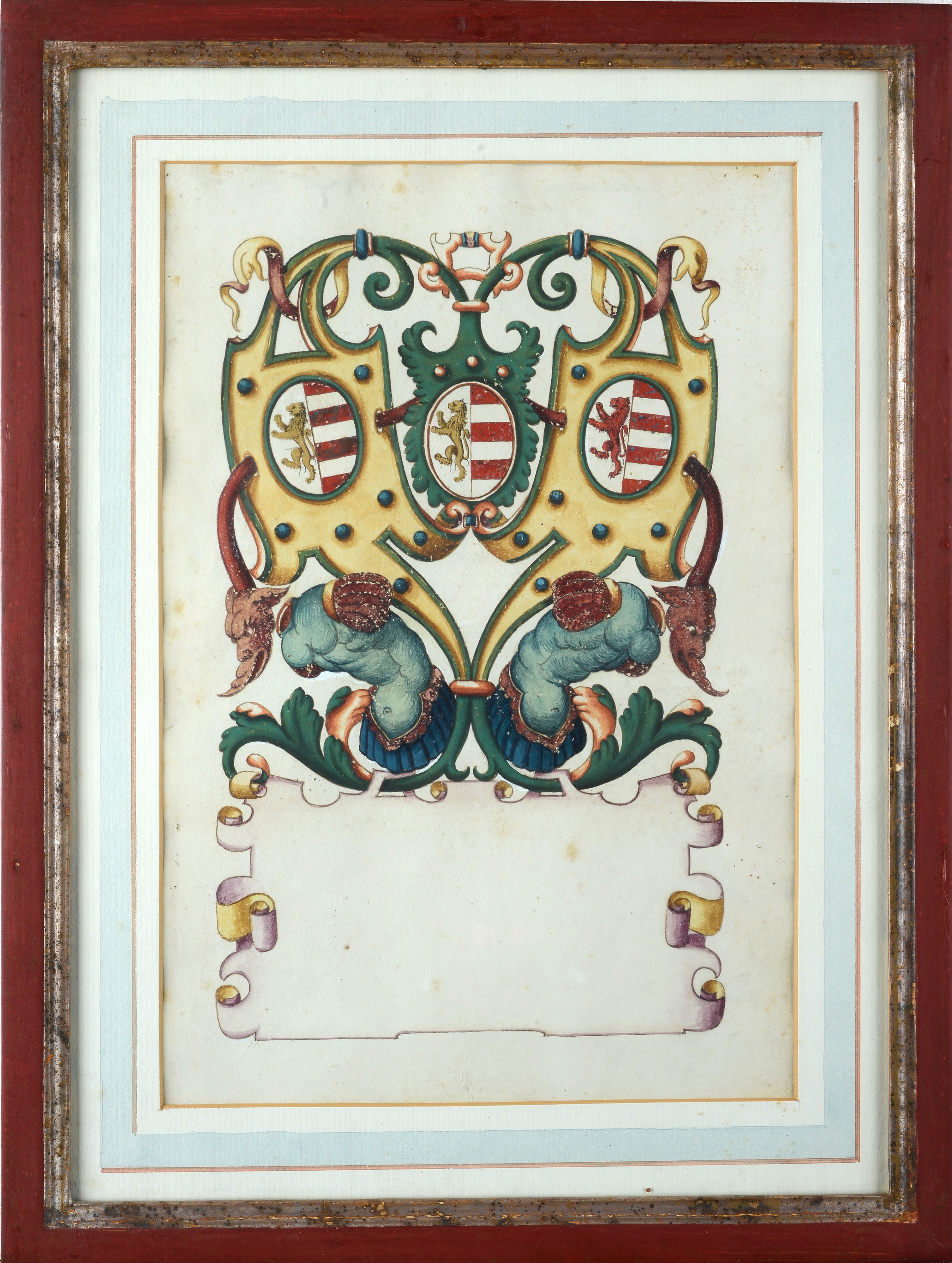 Serie di sei stemmi nobiliari