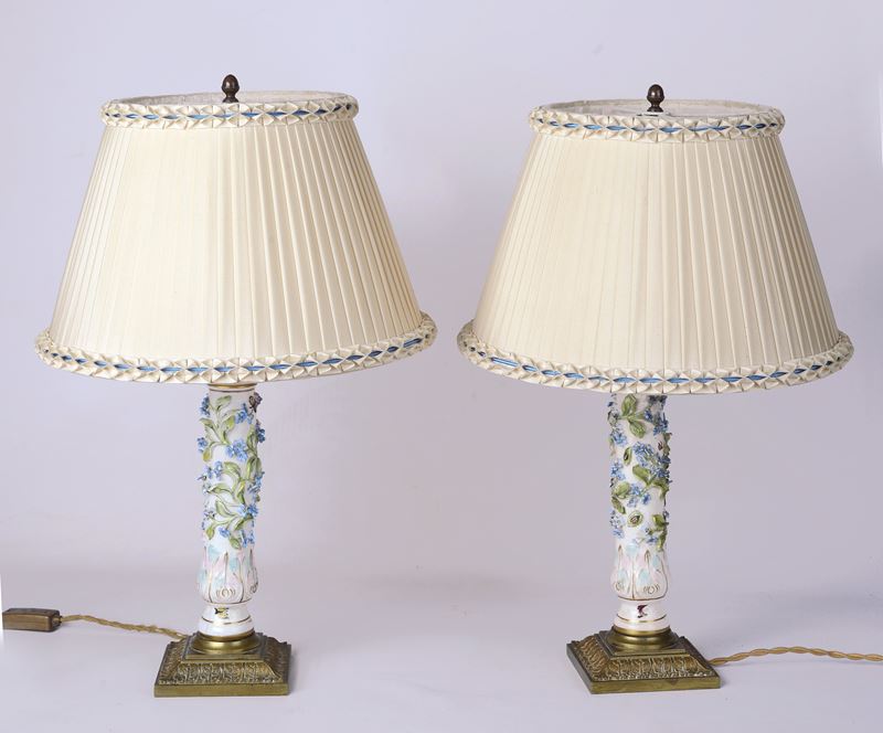 Coppia di lampade da tavolo