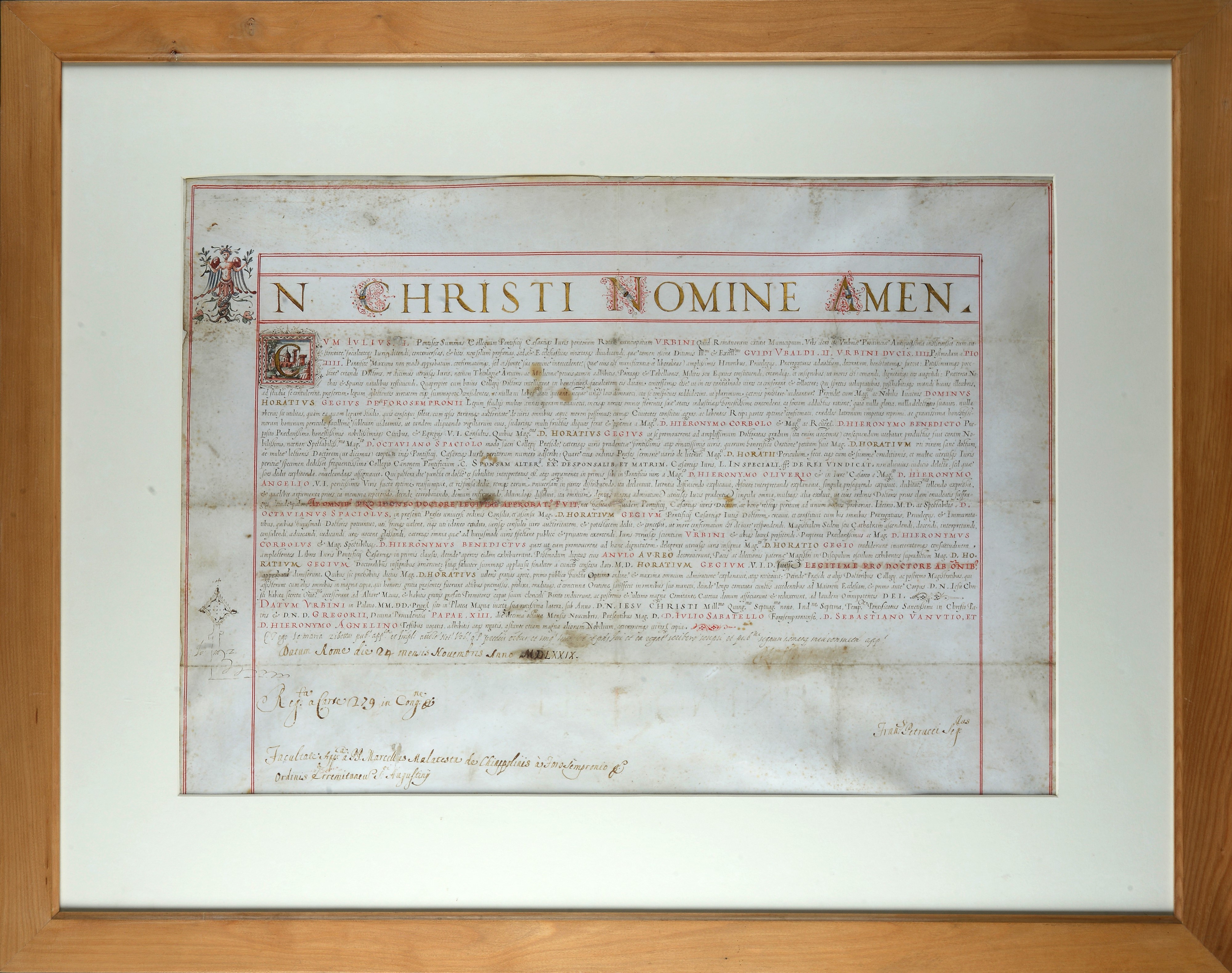 In Christi Nomine Amen