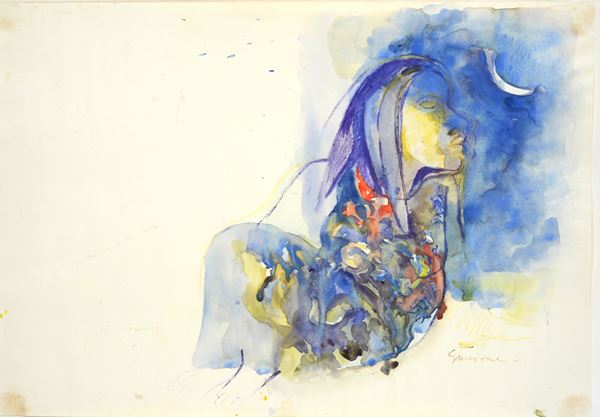 Piero Guccione - Volto