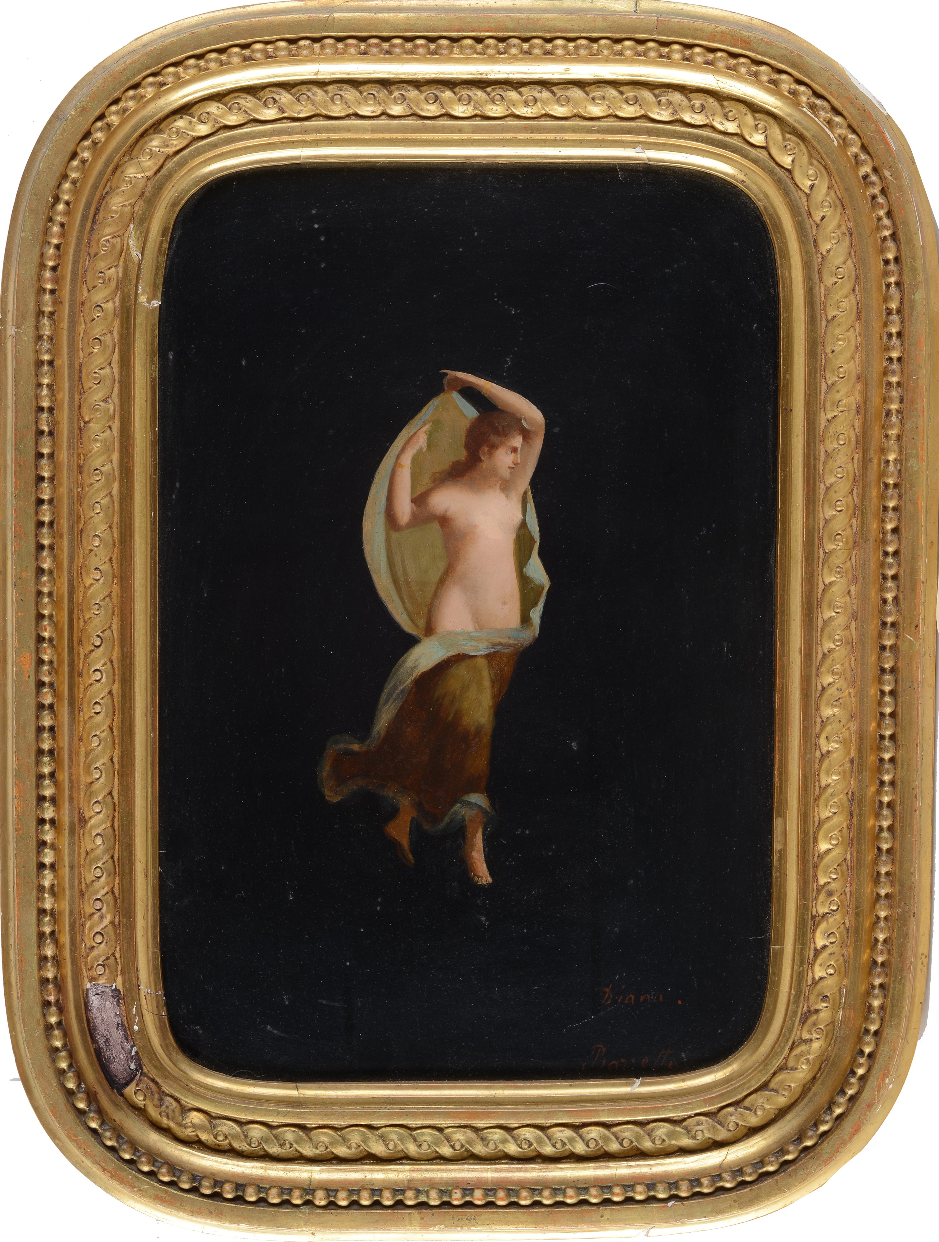 Serie di quattro figure alla pompeiana