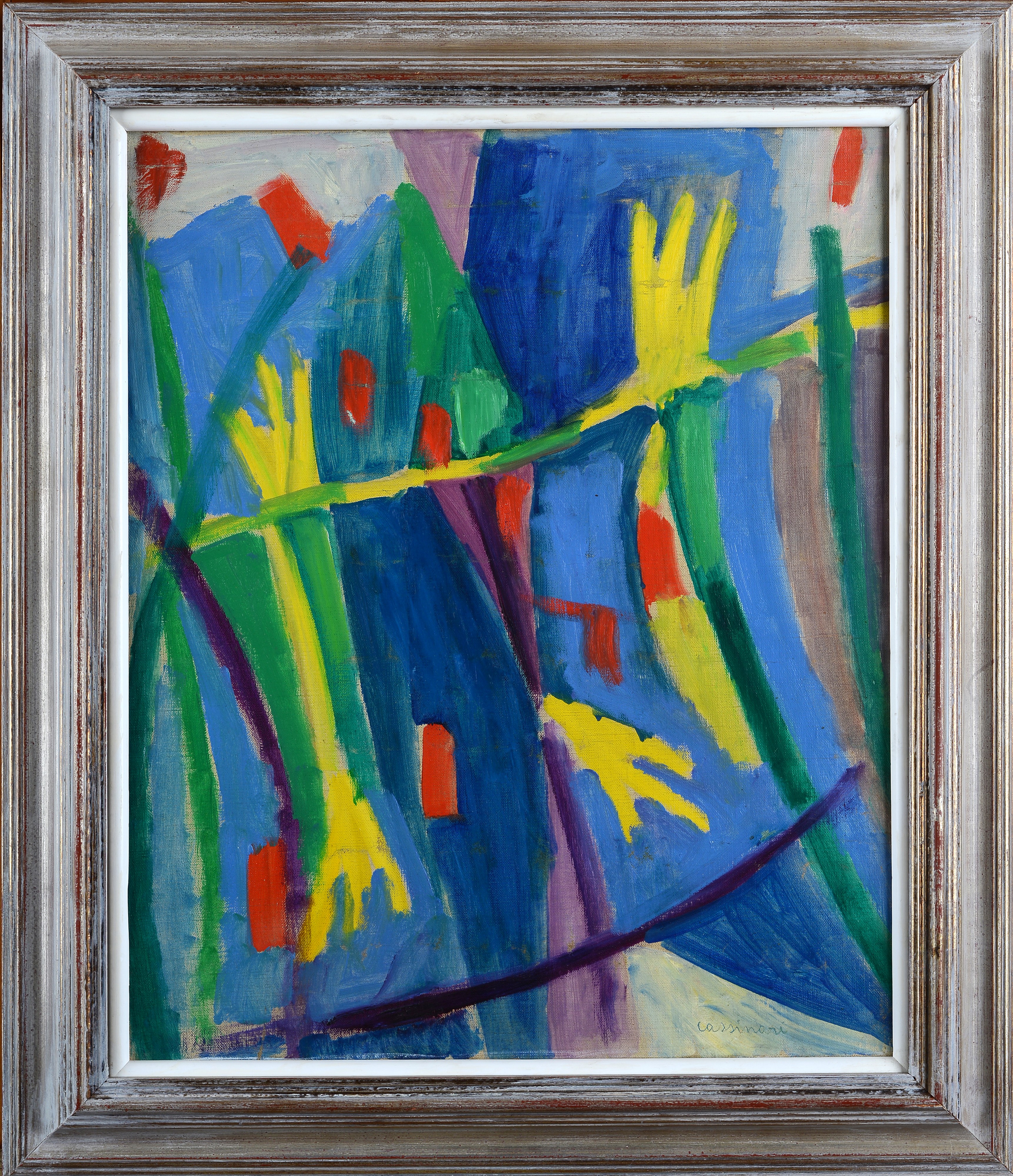 Bruno Cassinari - Senza titolo, olio su tela, cm 55x45