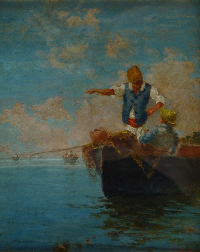 Barca con Pescatori