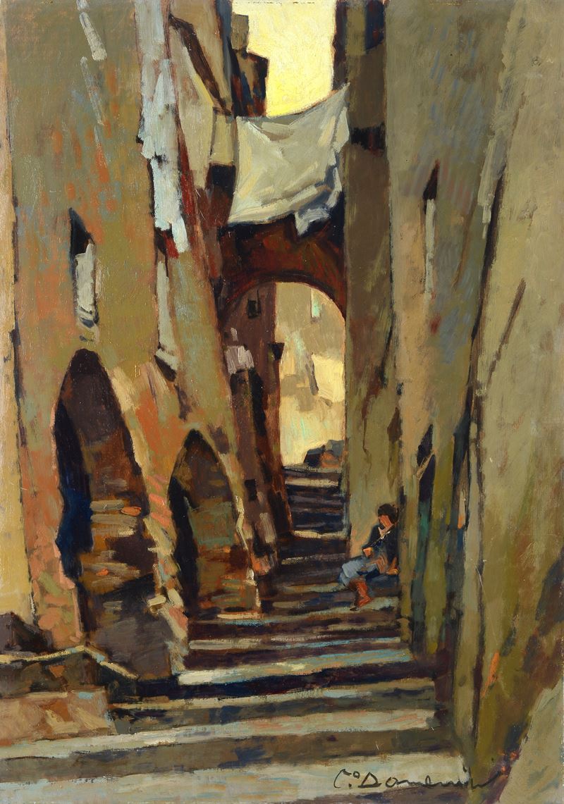 Carlo Domenici - Vicolo a Capoliveri