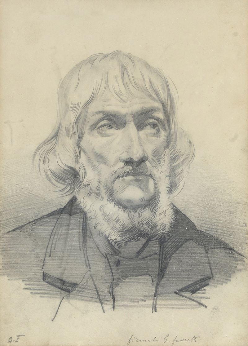 Attr. a Giacomo Favretto - Ritratto Virile