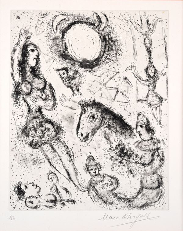 Marc Chagall -  Le Danseurs à la Lune