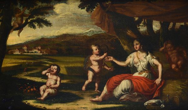 Scuola Tedesca, XVIII sec. - Allegorical figure