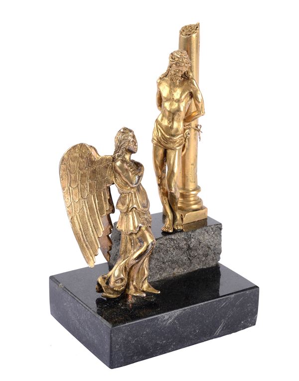Christ at the Column with Angel