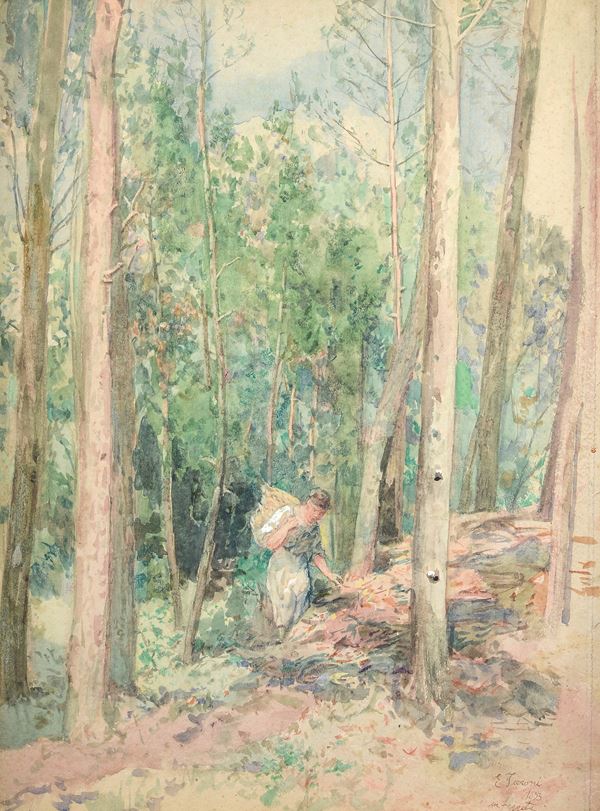 Egisto Ferroni - In the beech forest