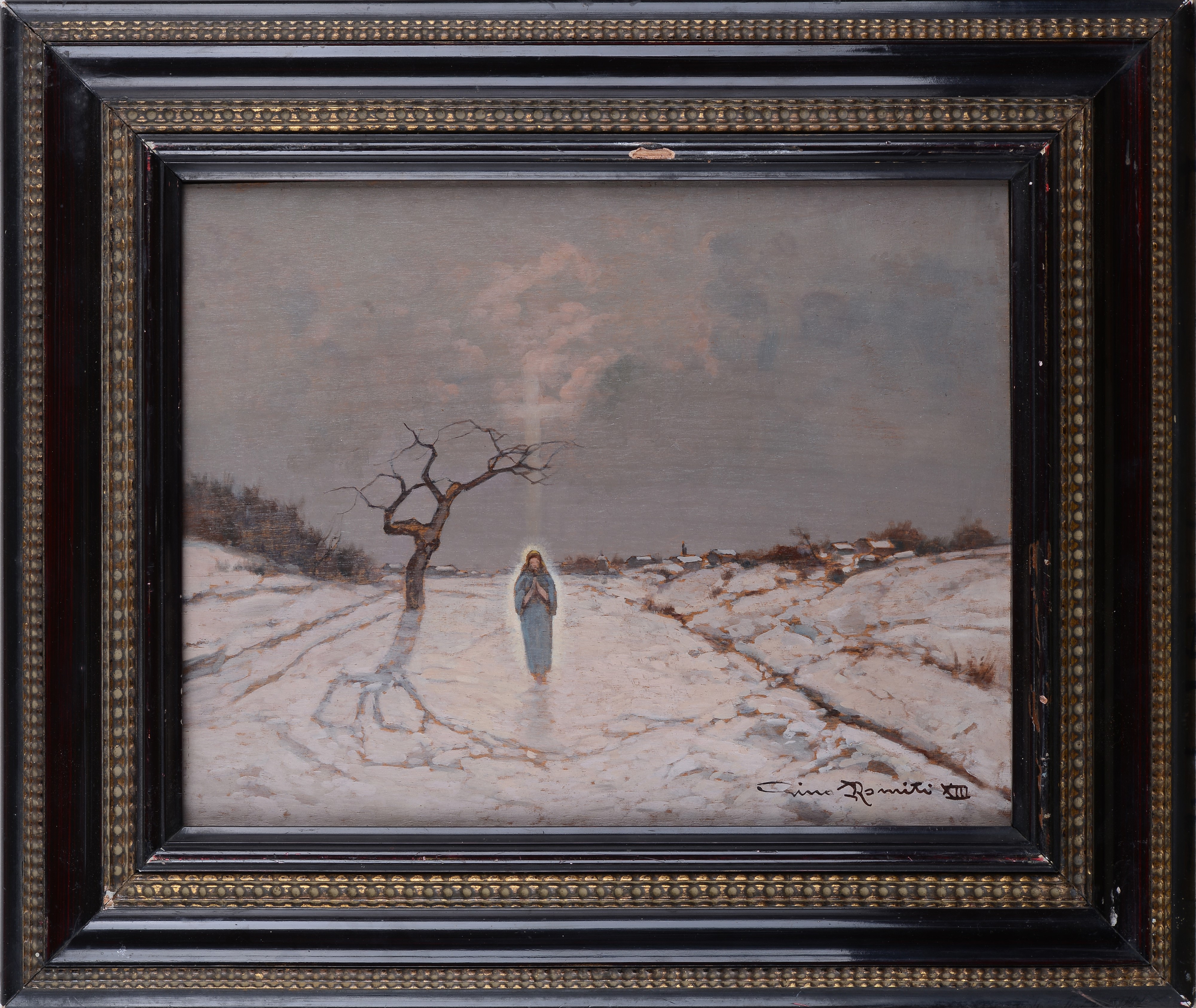 Paesaggio con Madonna