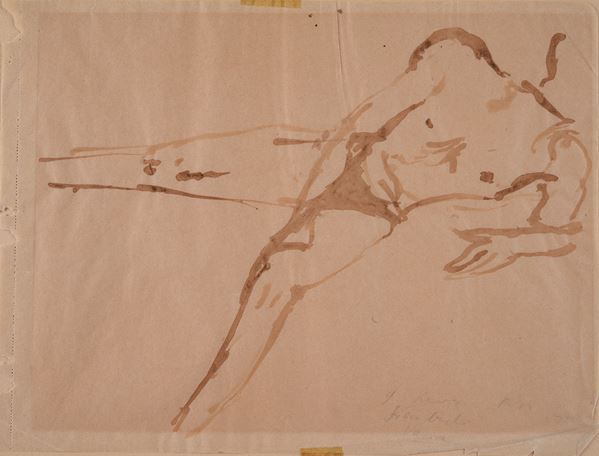 Filippo de Pisis - Figura distesa, 1935