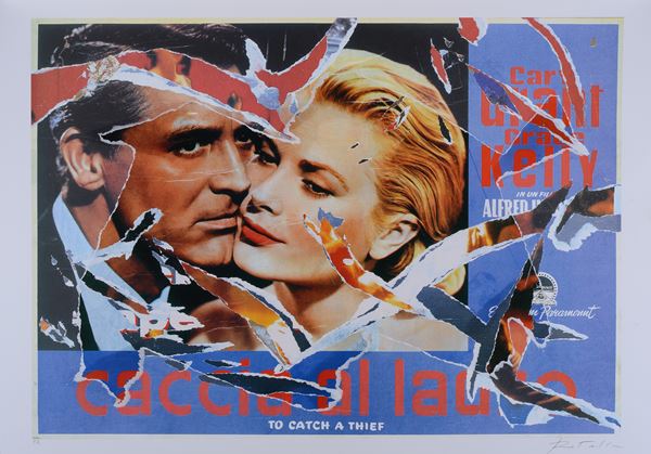 Mimmo Rotella - Caccia al ladro