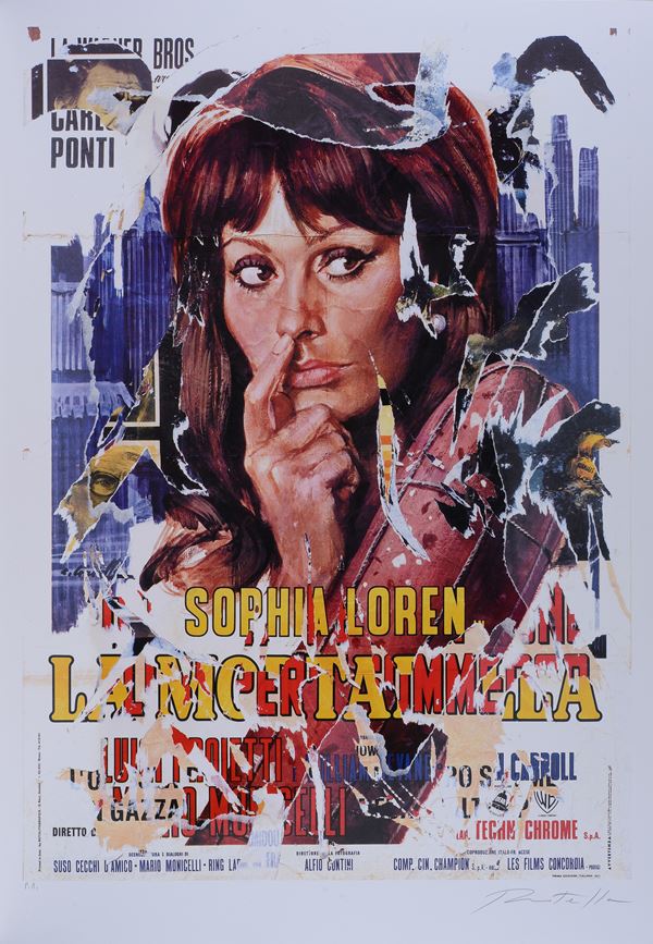 Mimmo Rotella - La mortadella