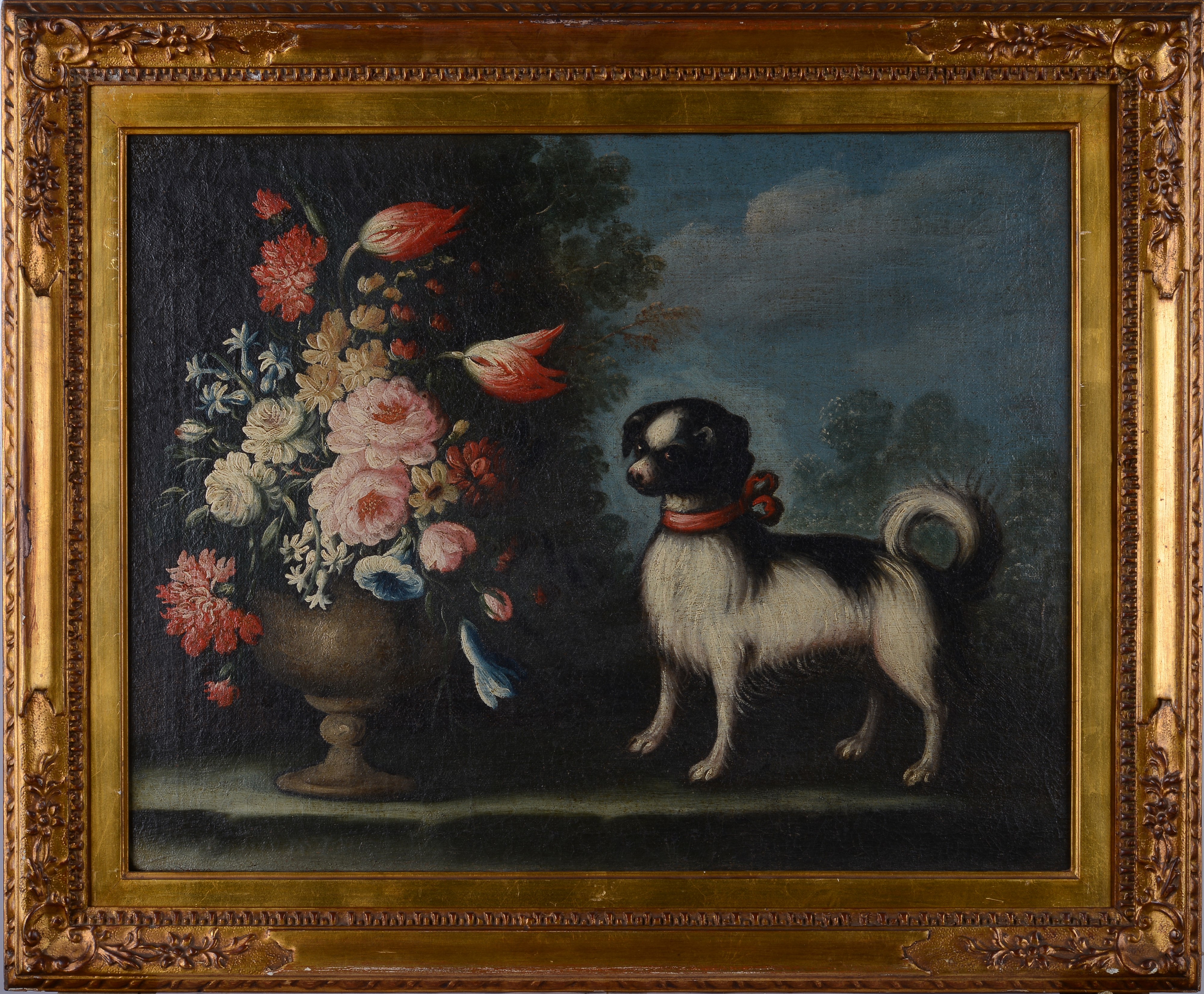 Natura morta con cane