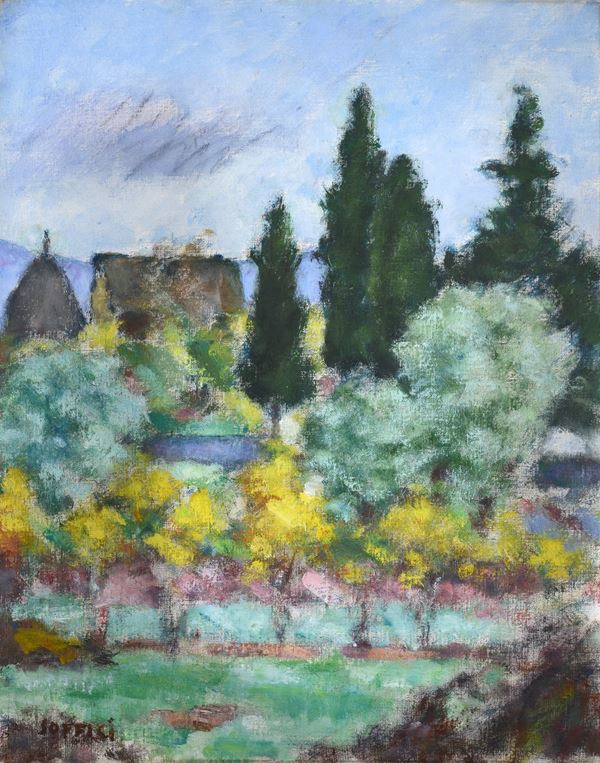 Ardengo Soffici - Ulivi e cipressi