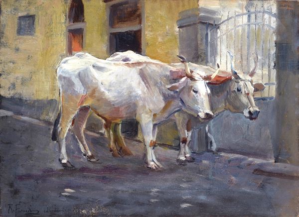 Ruggero Focardi - Bovi in attesa