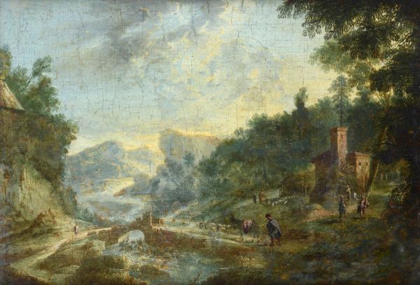Anonimo, XVIII sec. - Landscape