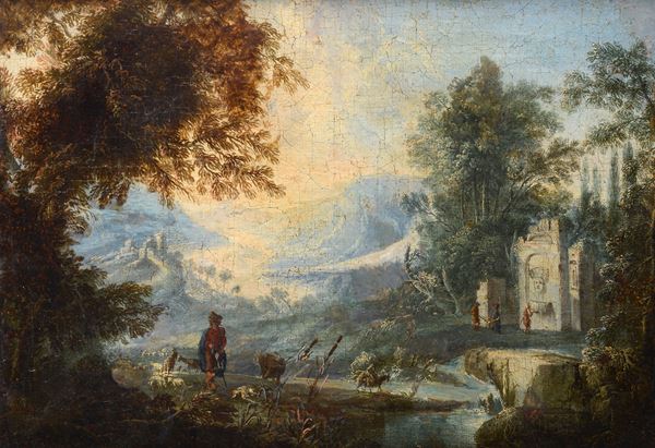 Anonimo, XVIII sec. - Landscape