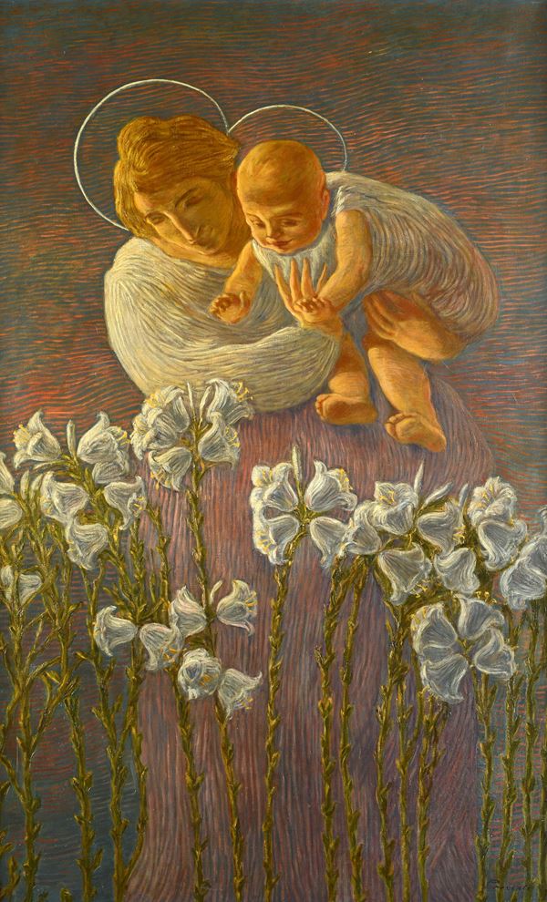 Madonna of the Lilies (The Morning of Life)