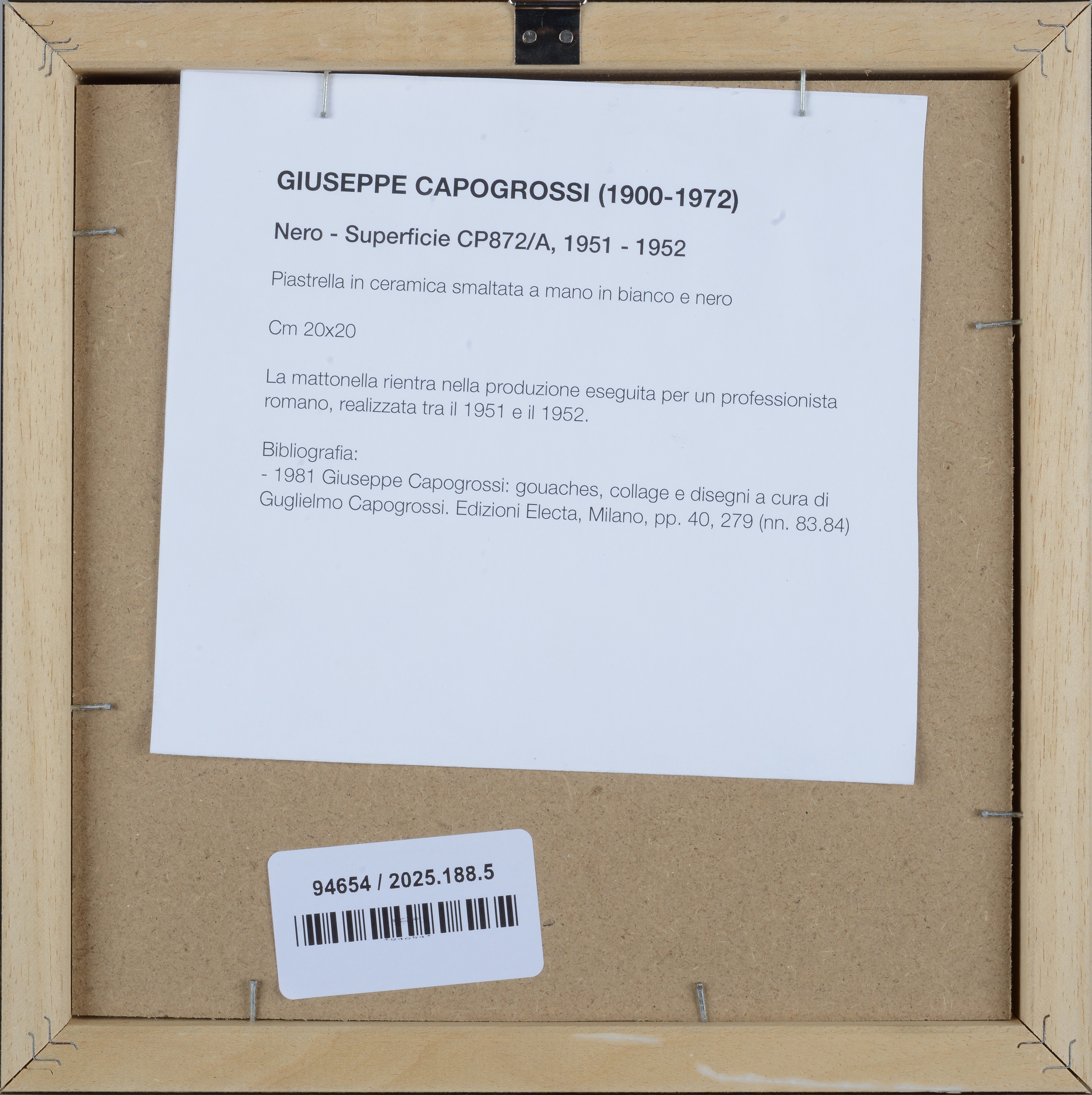 COPPIA DI MATTONELLE