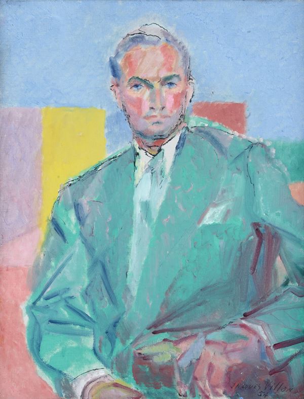 Jacques Villon - Study for the Portrait of Mr. Pulitzer