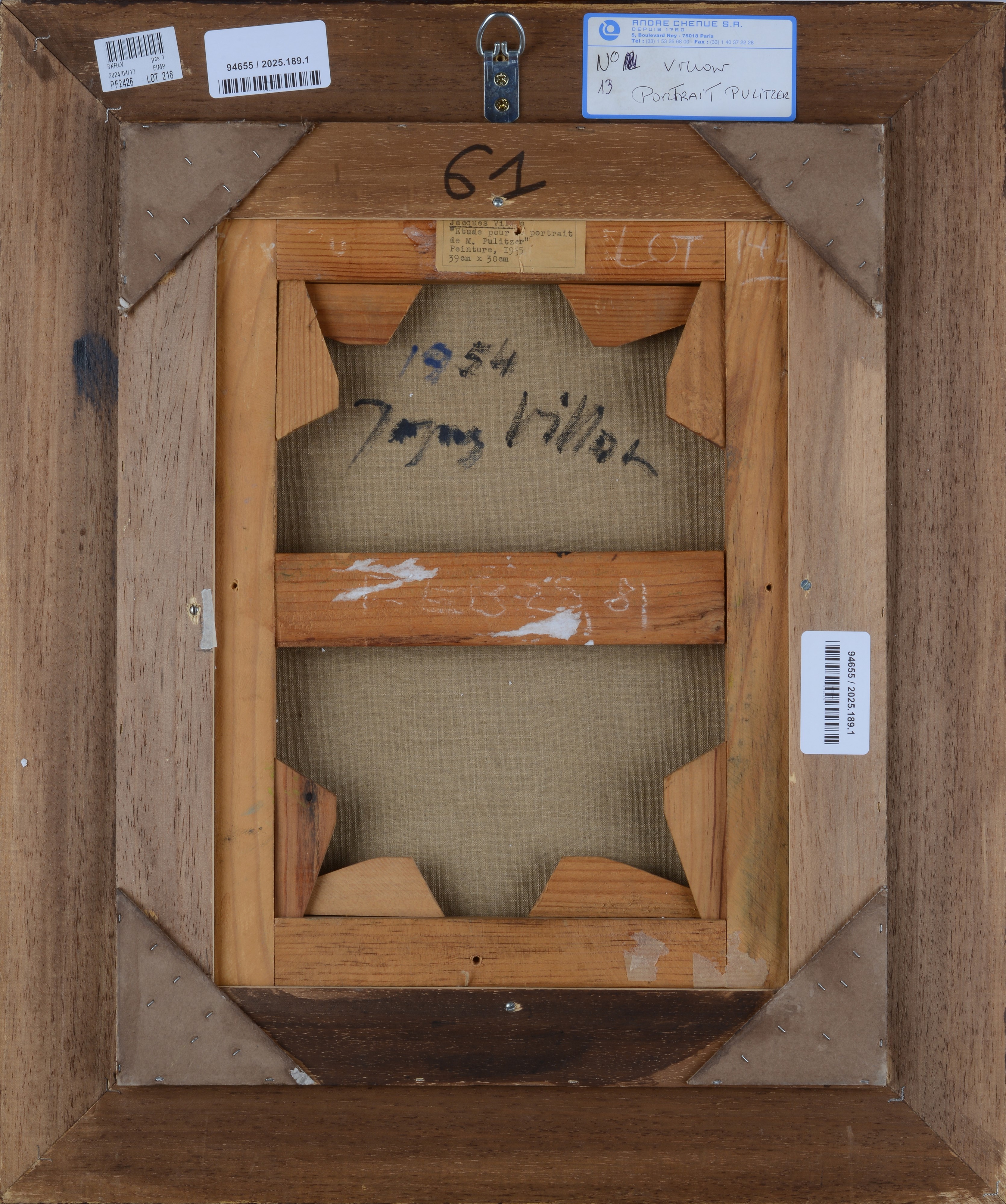 Studio per il ritratto di Mr. Pulitzer